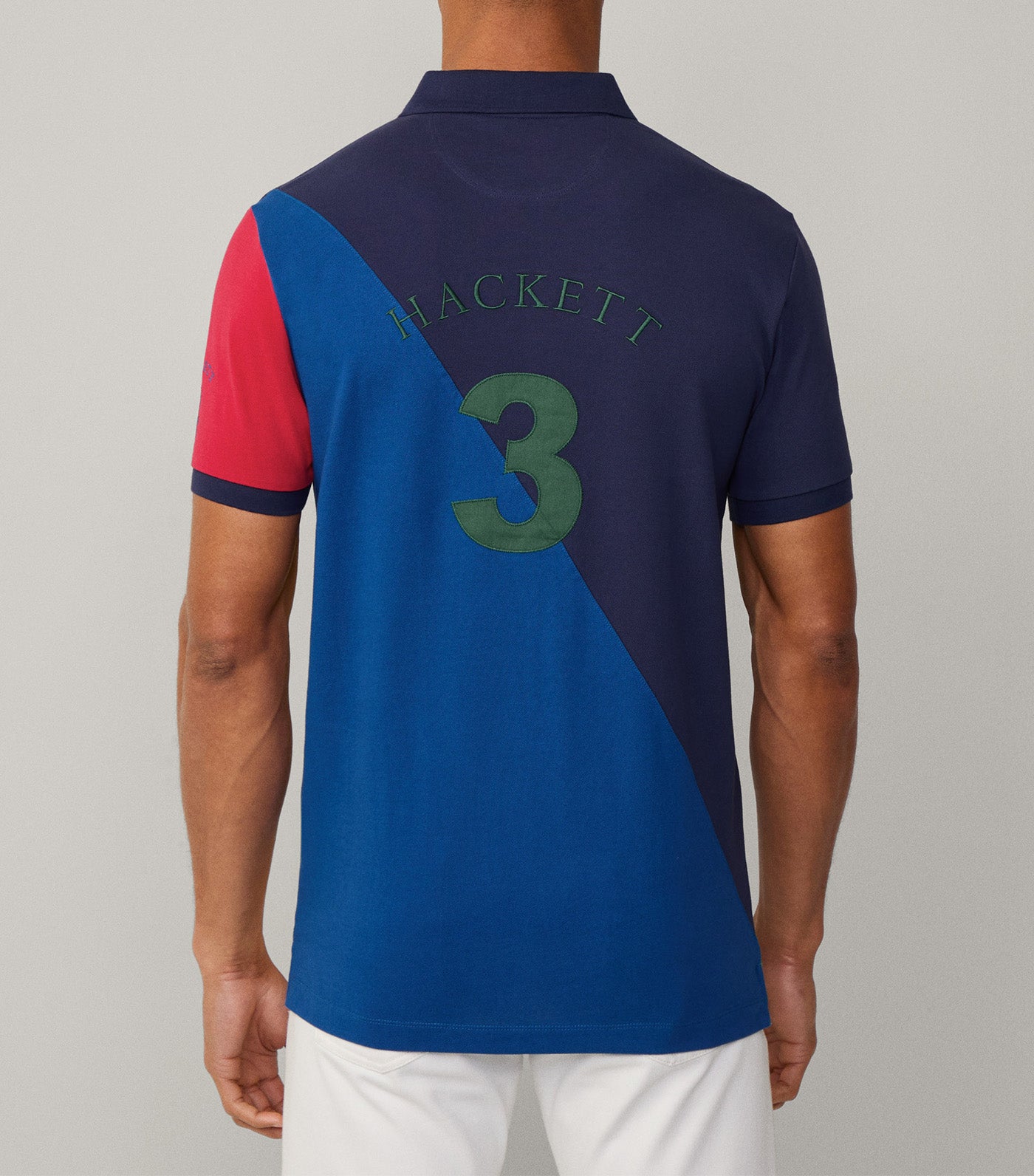 Classic Fit Short Sleeve Multi Polo Grass Green