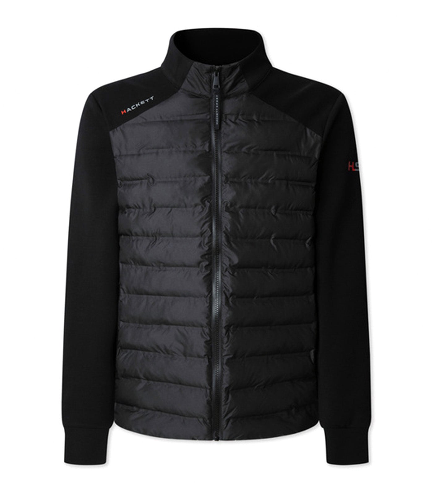 Hybrid Quilted Full Zip Jacket Black