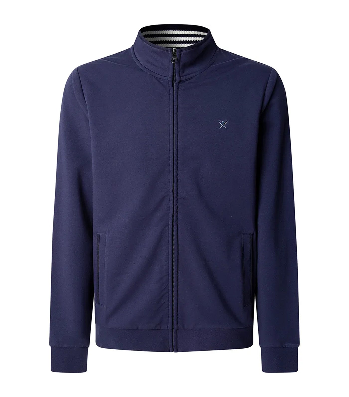 Stripe Collar Jacket Blue