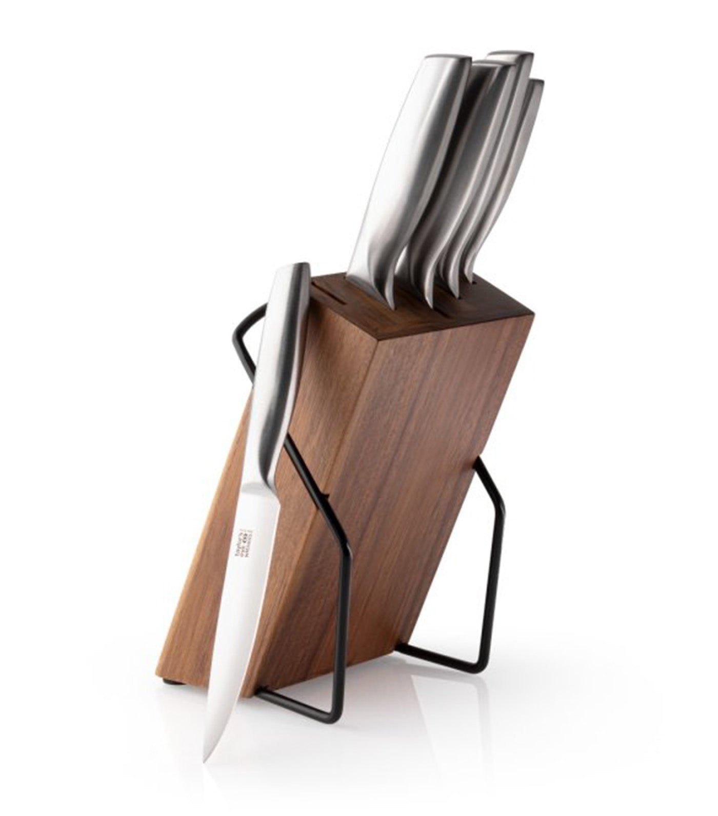 Hamilton Stainless Steel Kitchen Knife Block Set of 6