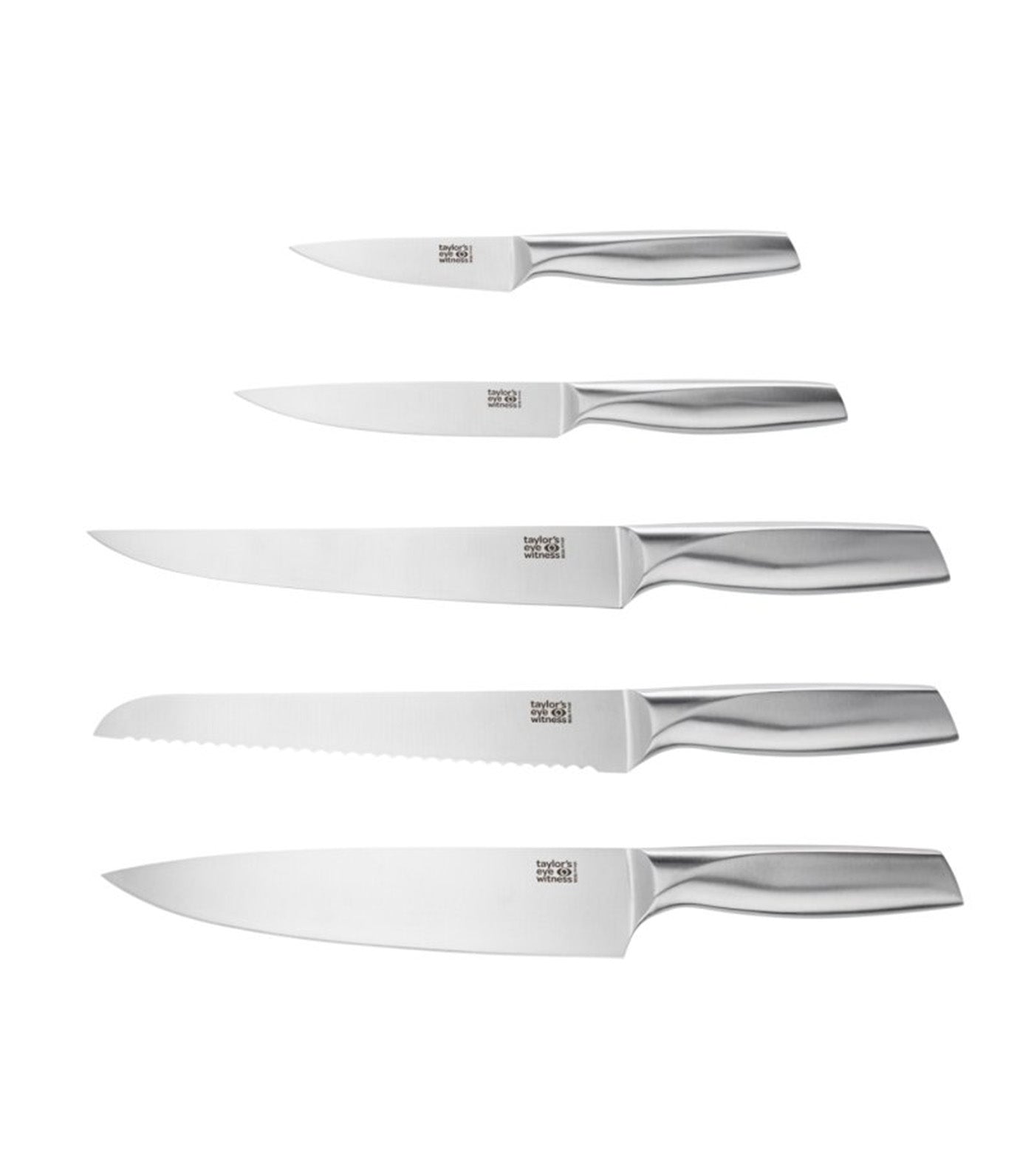 Hamilton Stainless Steel Kitchen Knife Block Set of 6