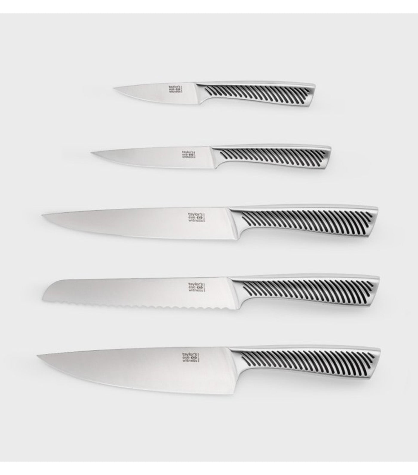 Stratford Stainless Steel Kitchen Knife Block Set of 5