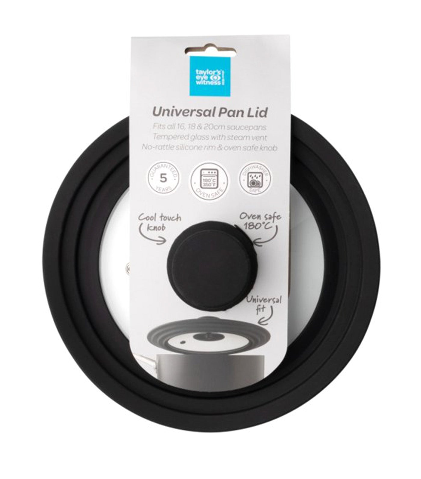 Universal Glass and Silicone Pan Lid
