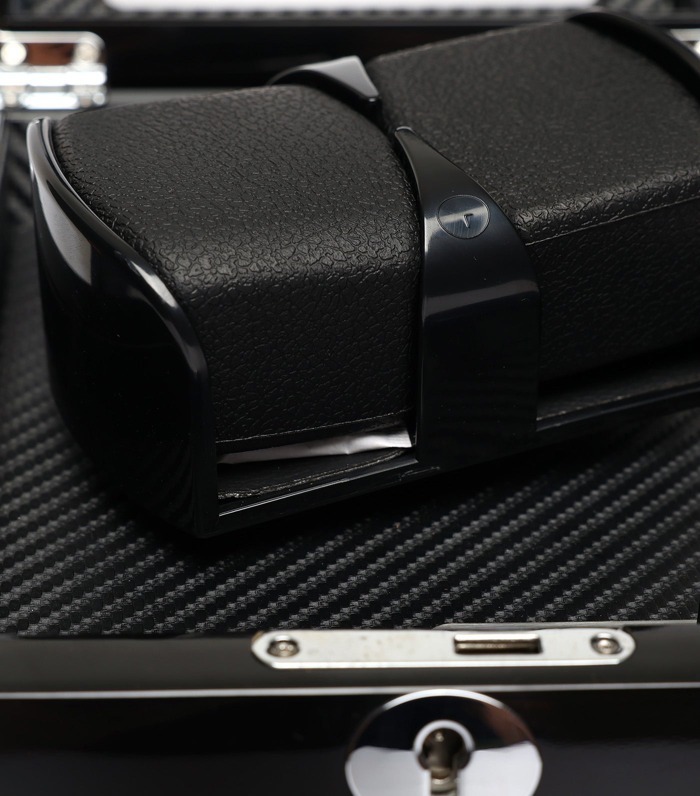 1 Rotor Watch Winder for 2 Watches Black