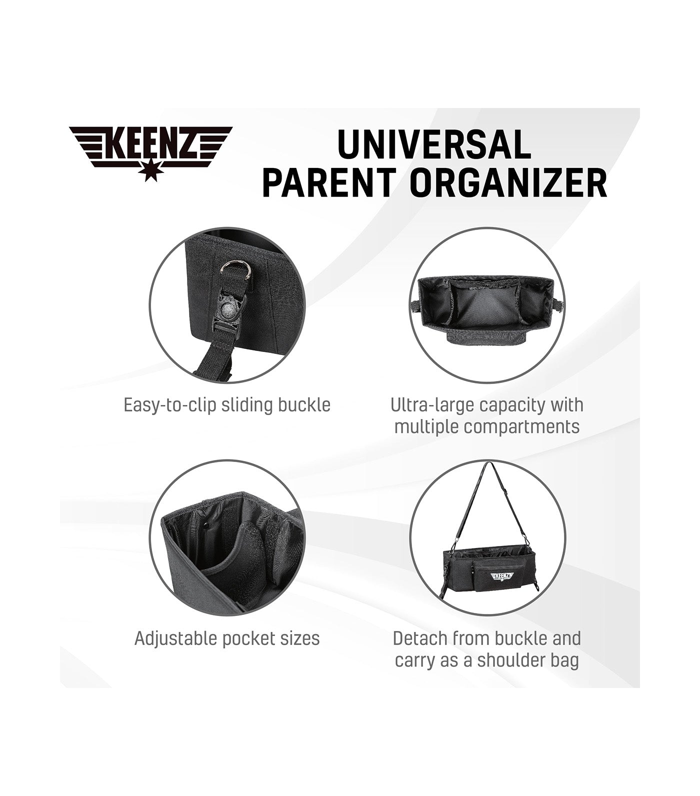 Universal Parent Organizer Black