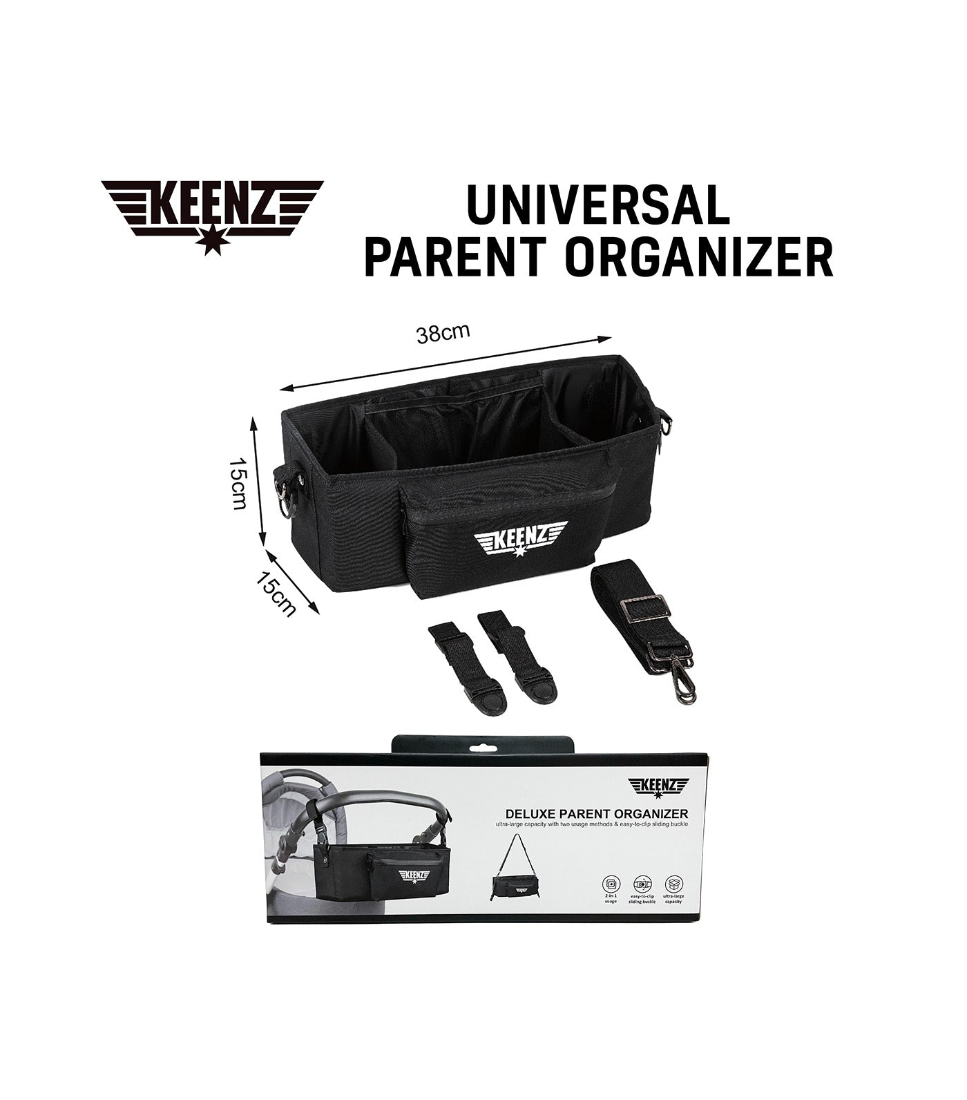 Universal Parent Organizer Black