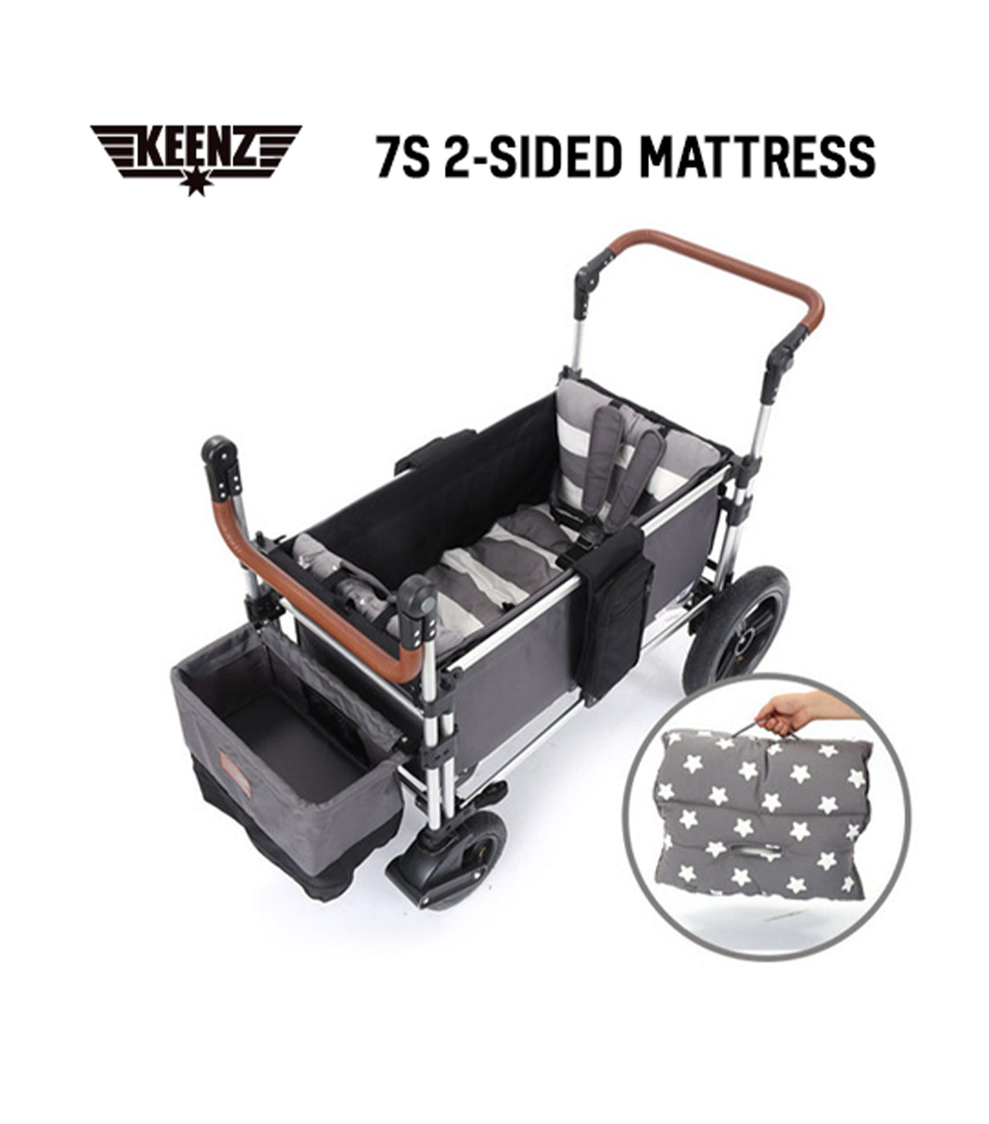 7S Dual-Sided Mattress Gray