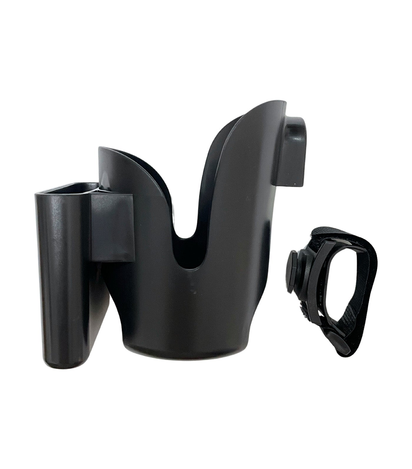 Universal 2-in-1 Cup & Phone Holder Black