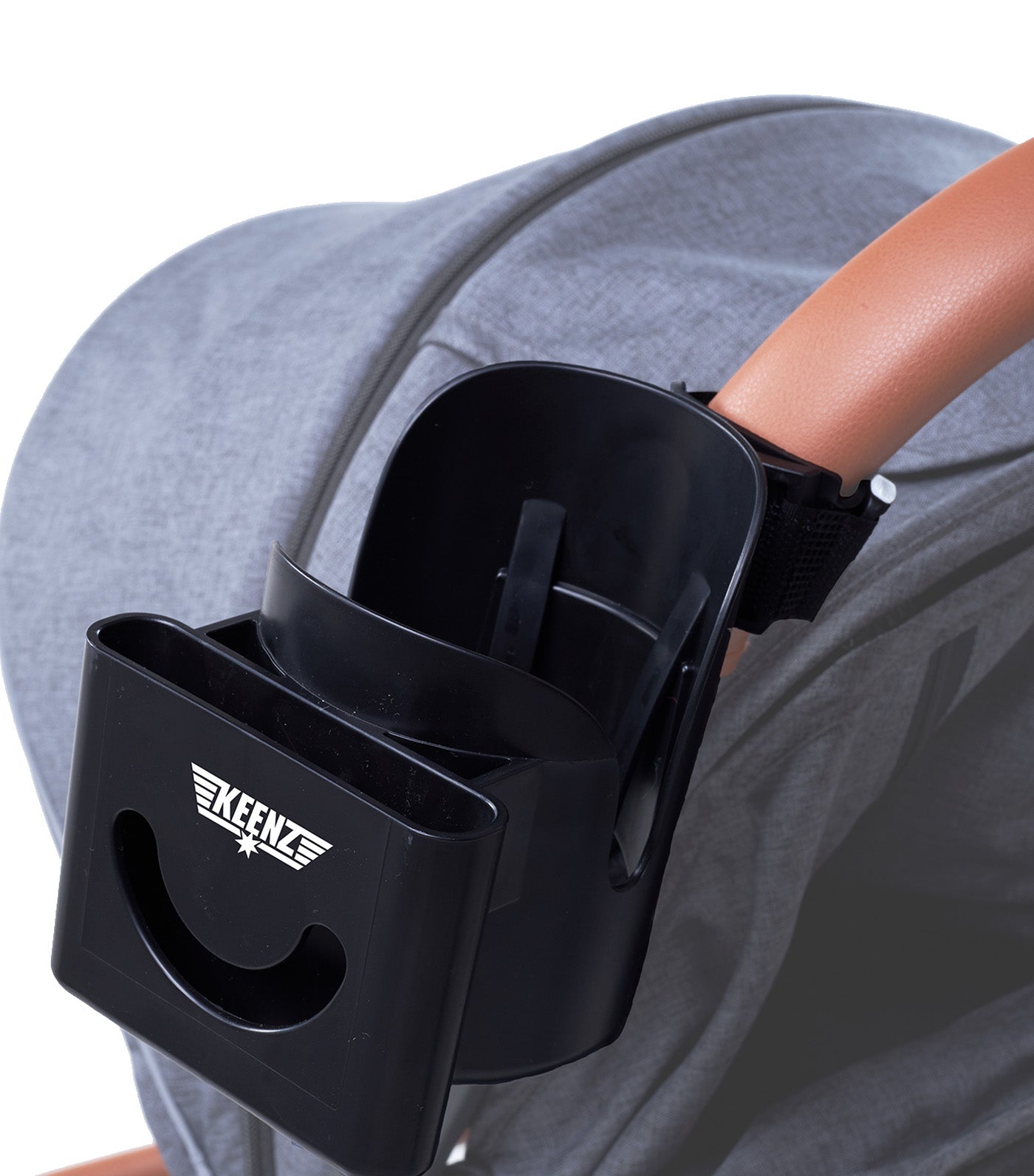 Universal 2-in-1 Cup & Phone Holder Black