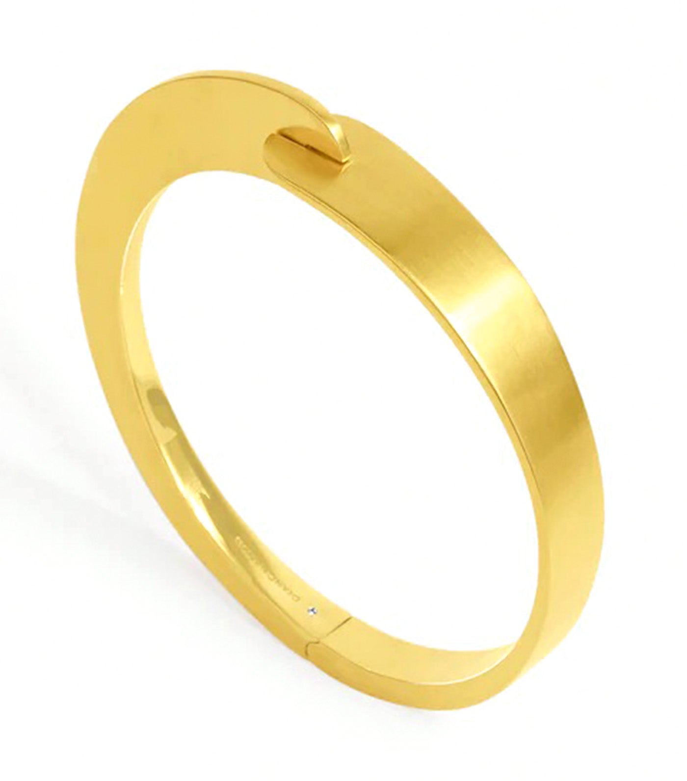 Crosby Hinged Bangle Gold