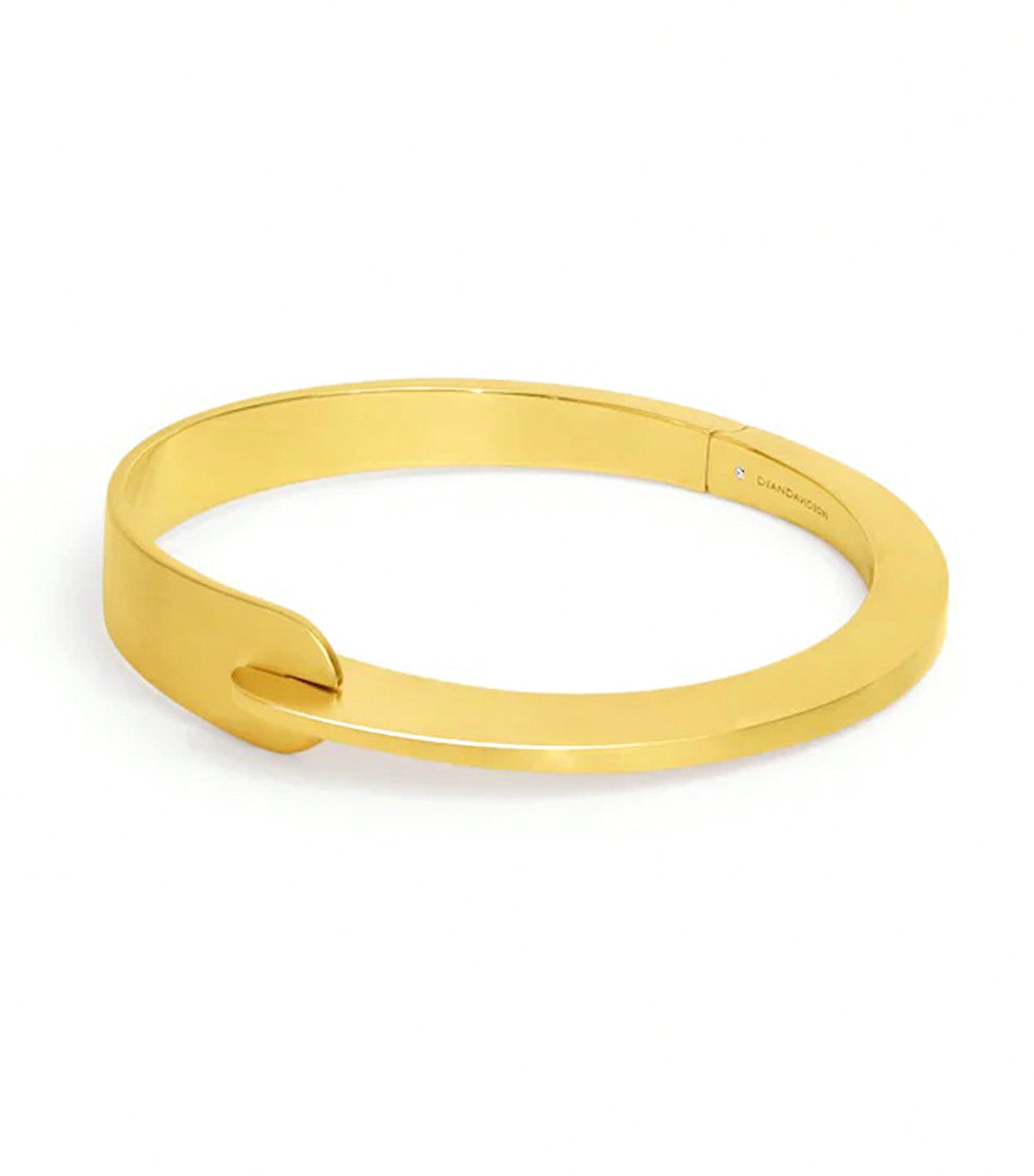 Crosby Hinged Bangle Gold
