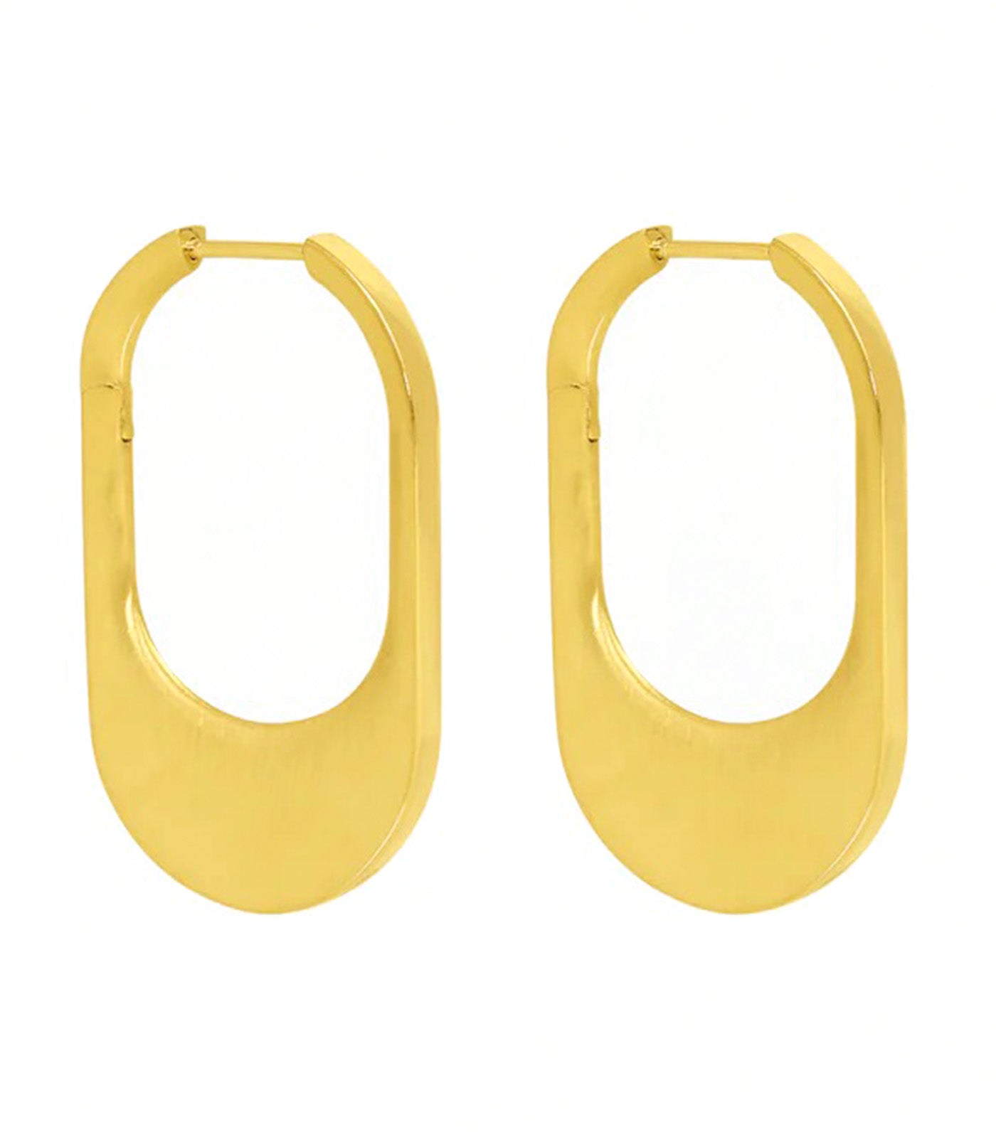 Crosby Hinged Hoops Gold
