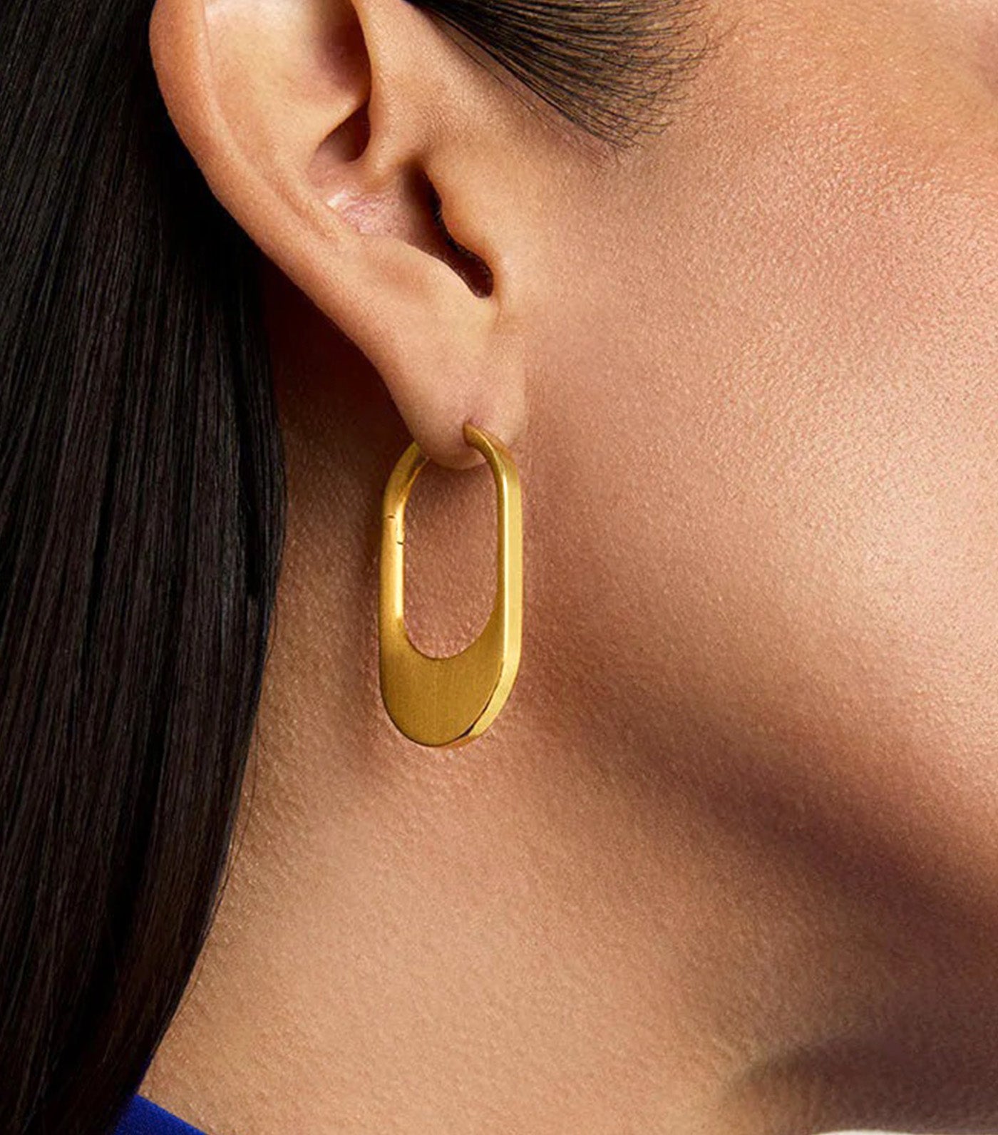 Crosby Hinged Hoops Gold