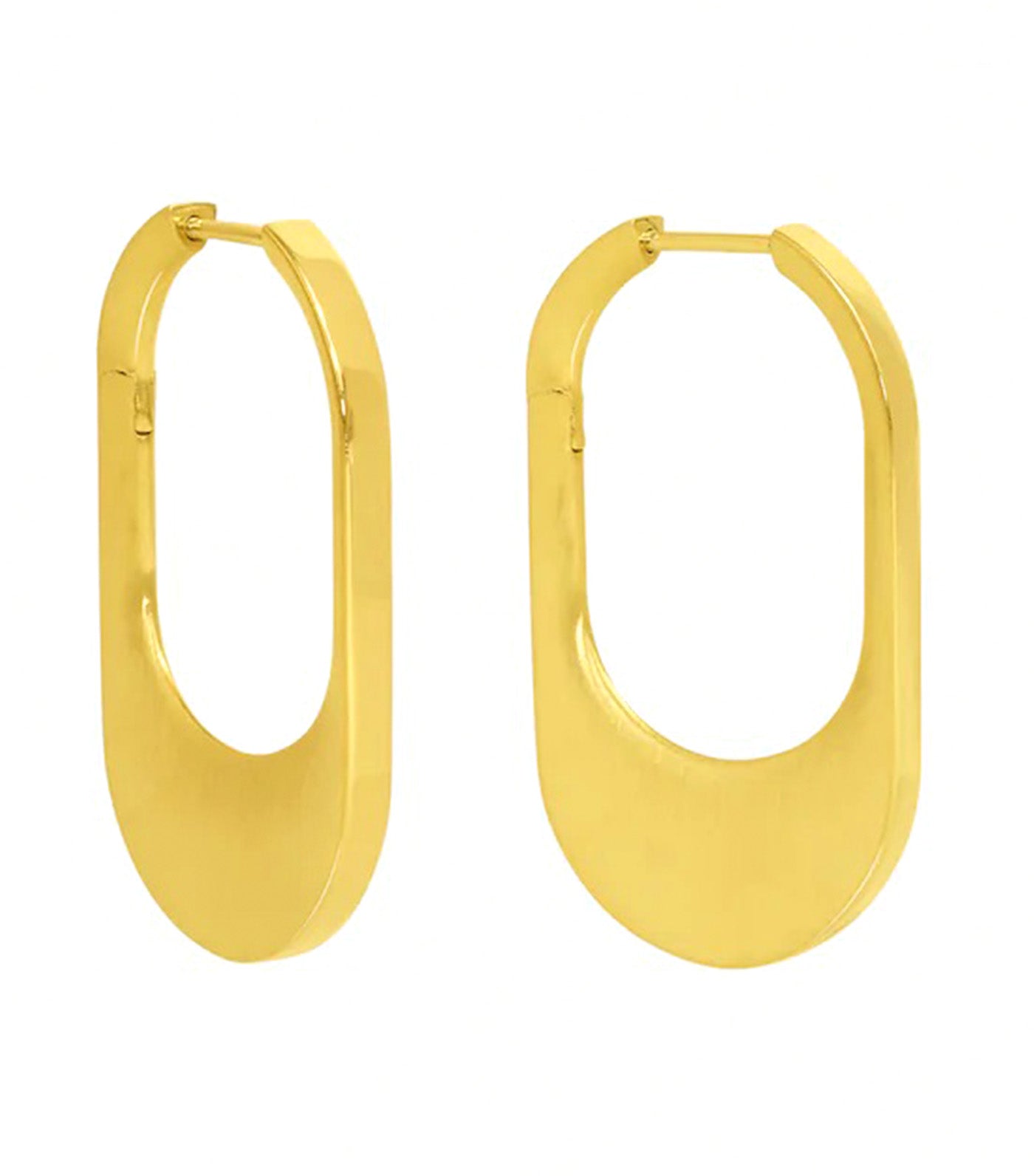 Crosby Hinged Hoops Gold