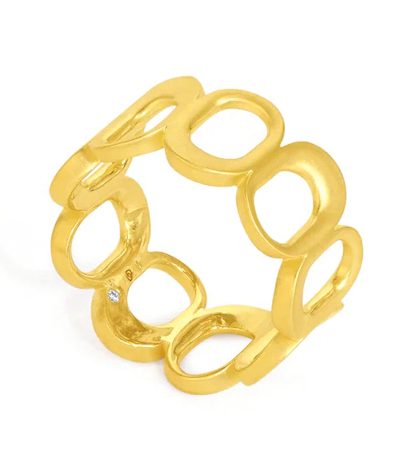 Crosby Link Ring Gold