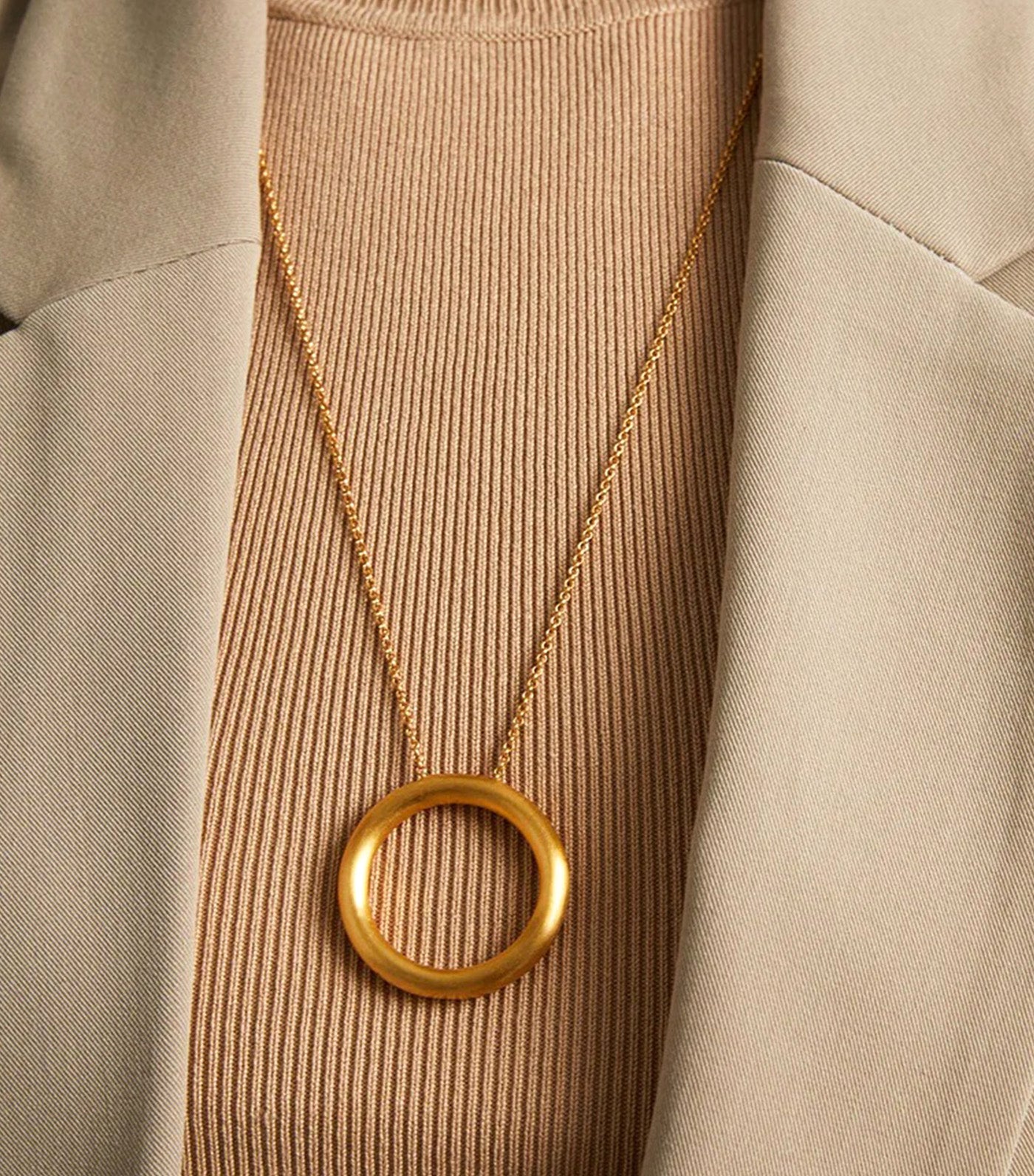 Dune Pendant Gold