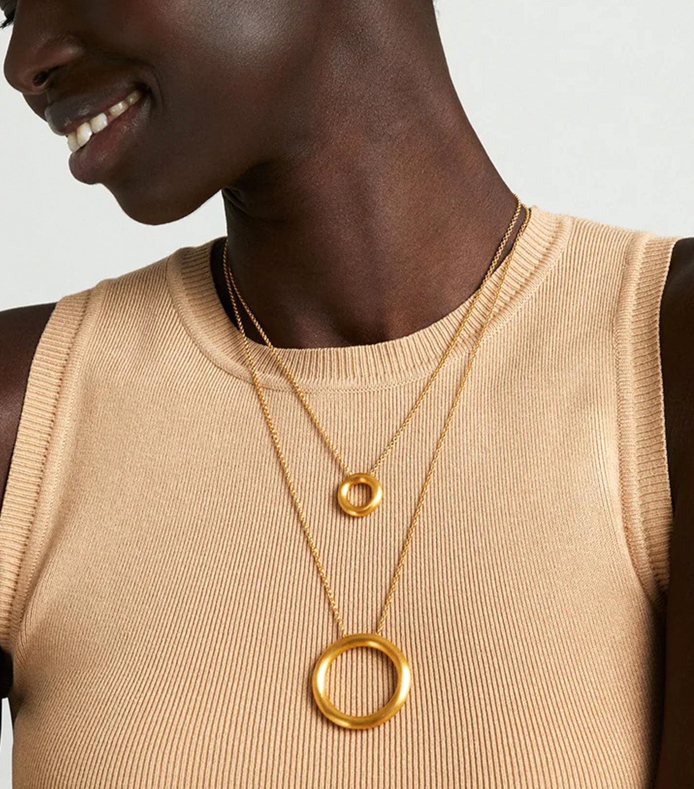 Dune Mini Pendant Gold