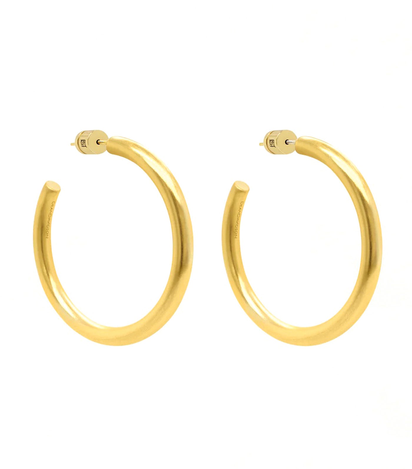Midi Dune Hoops Gold