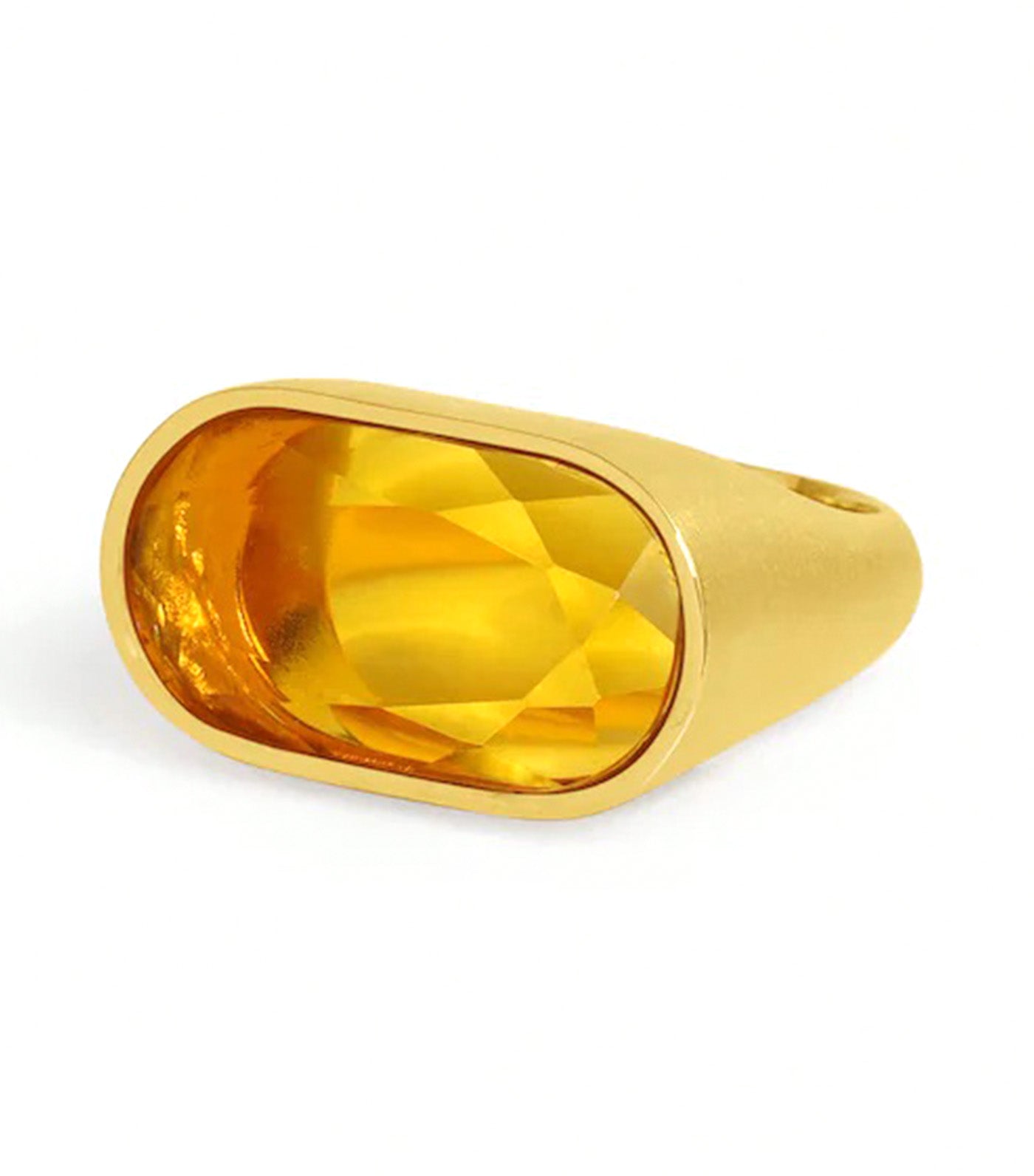 Mercer Gemstone Statement Ring Gold