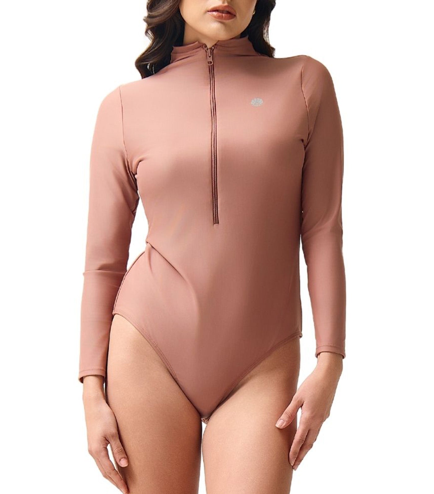 Amal Long-Sleeved Bodysuit Swimsuit