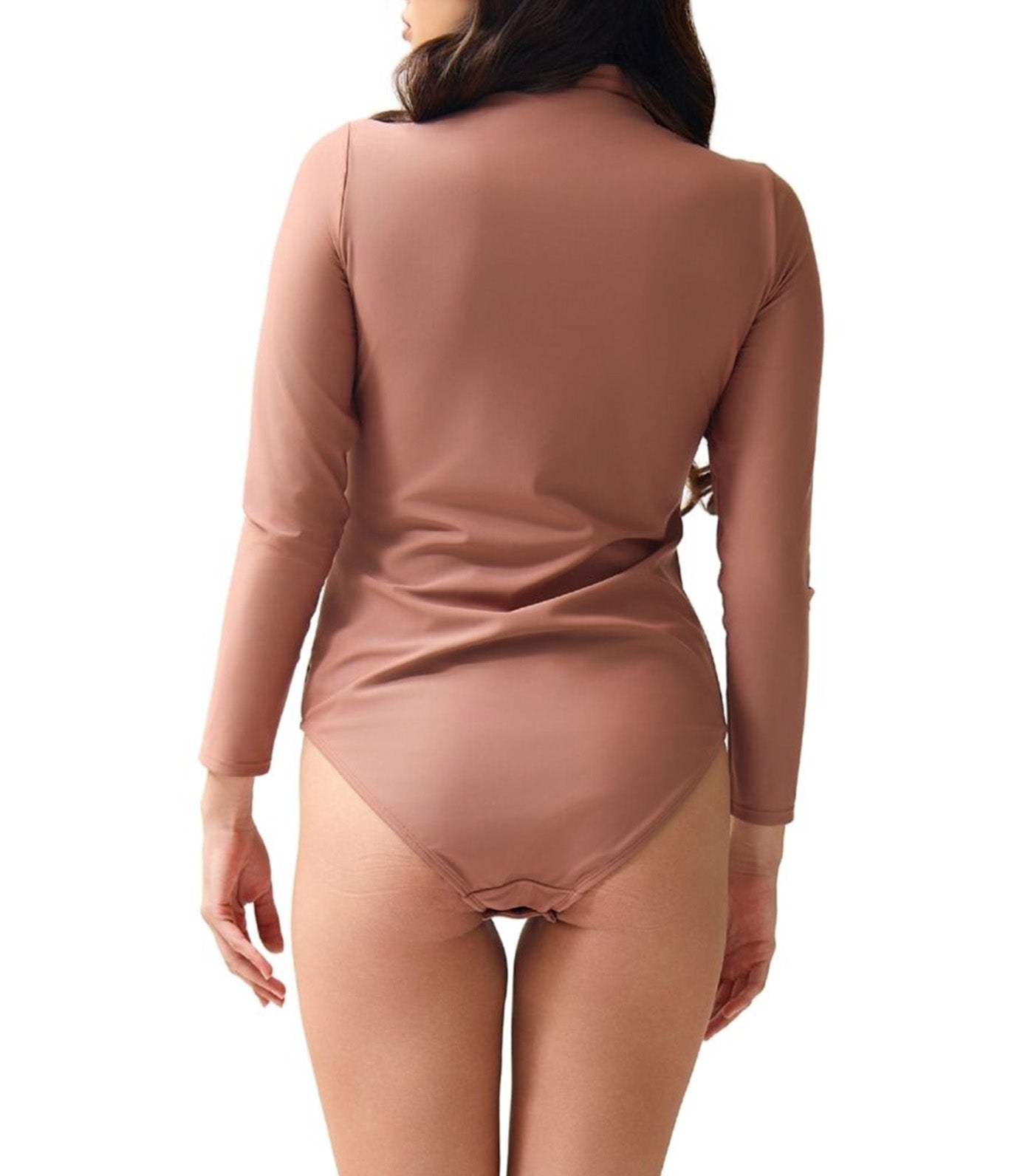 Amal Long-Sleeved Bodysuit Swimsuit