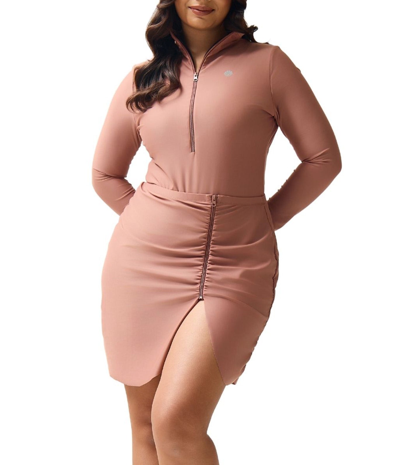 Amal Long-Sleeved Bodysuit Swimsuit