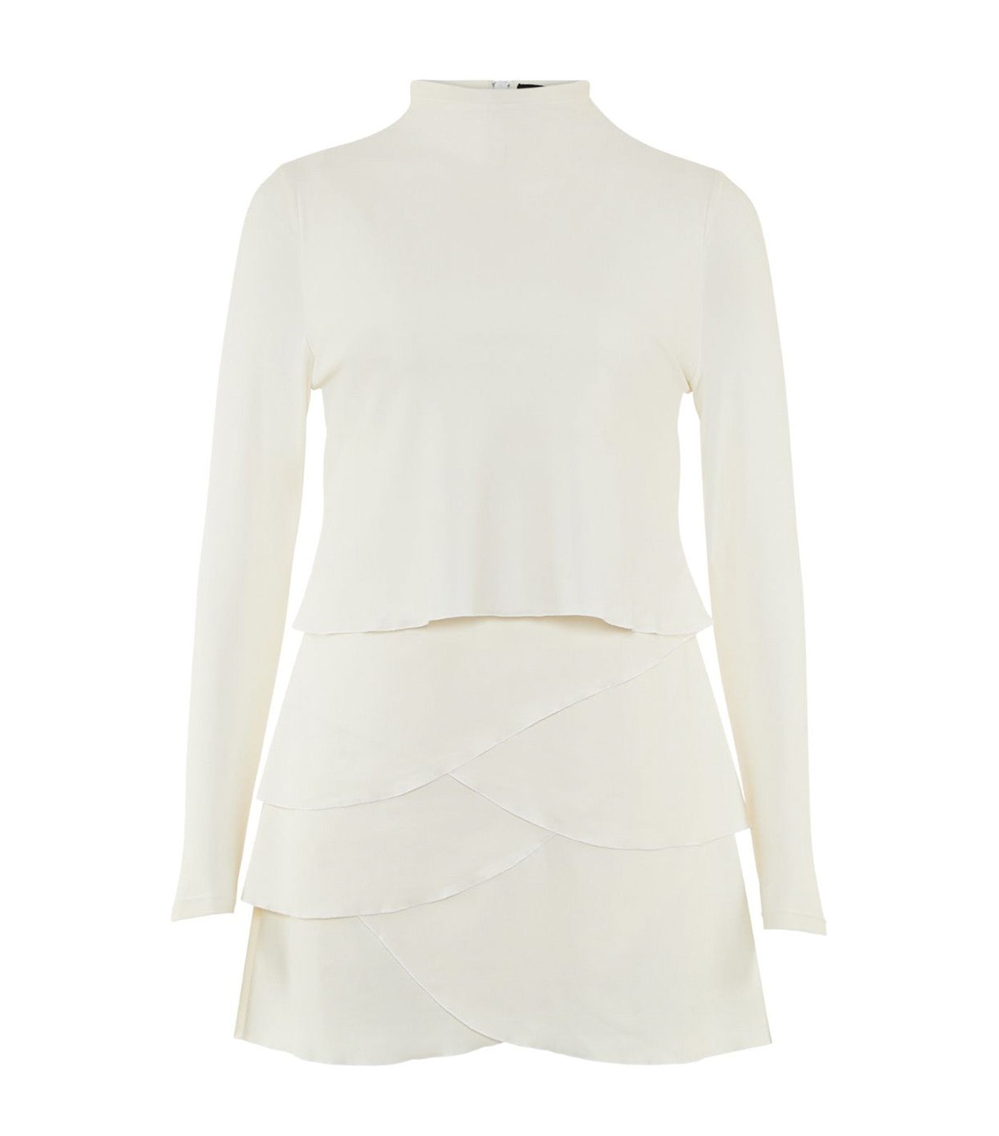 Lula Petal Swim Dress Bodysuit White