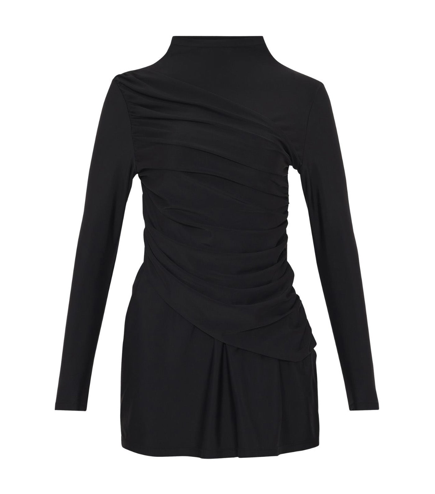 Diana Ruched Swim Dress Black