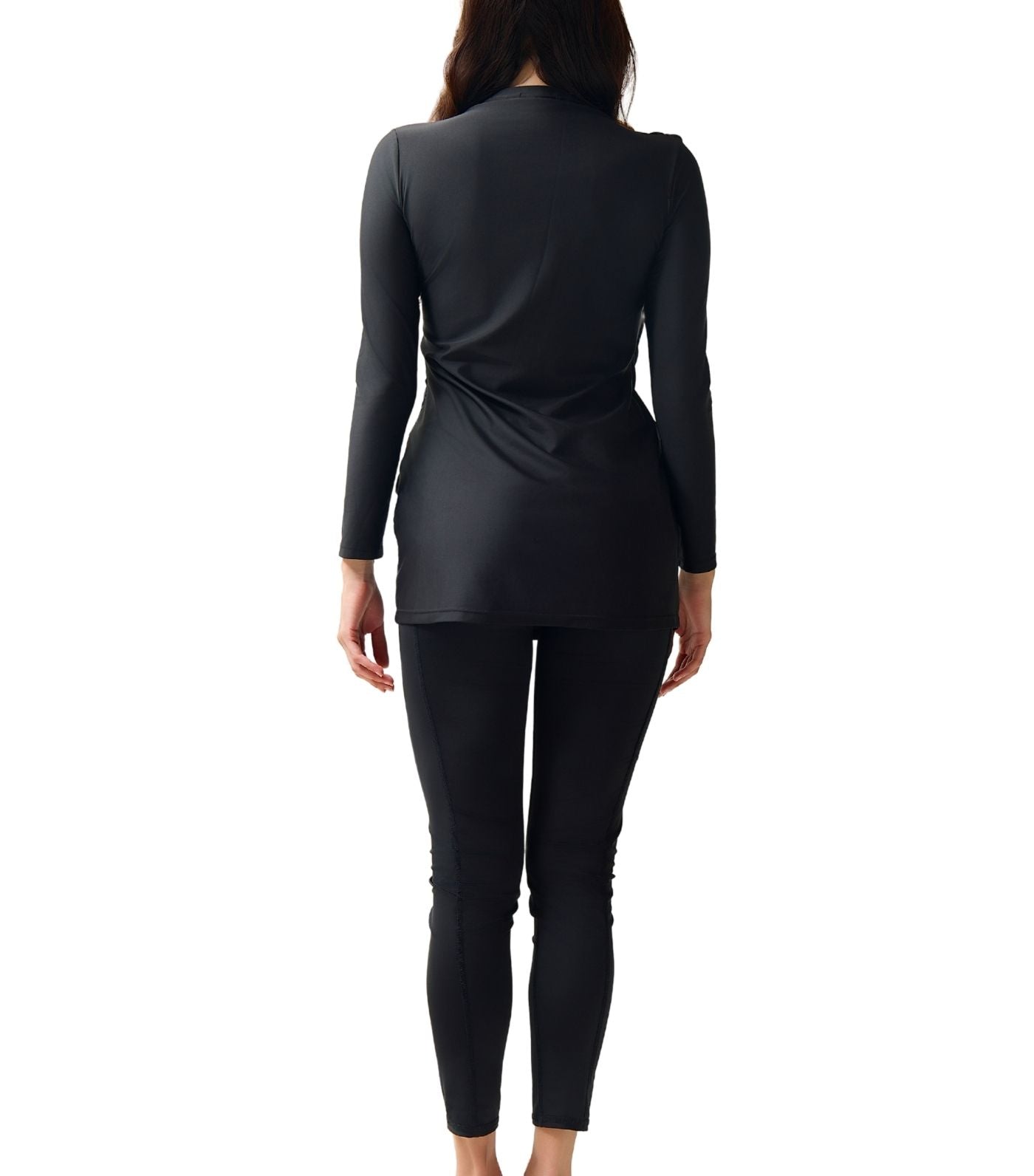 Diana Ruched Swim Dress Black