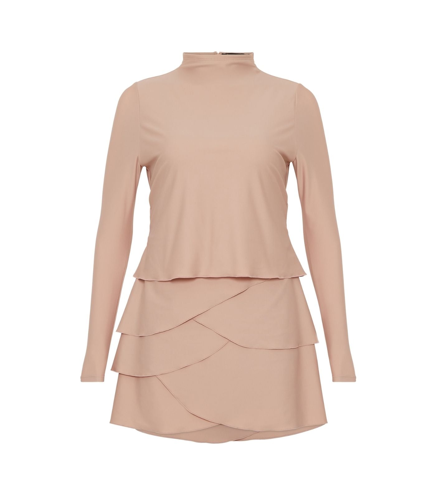 Lula Petal Swim Dress Bodysuit Pink