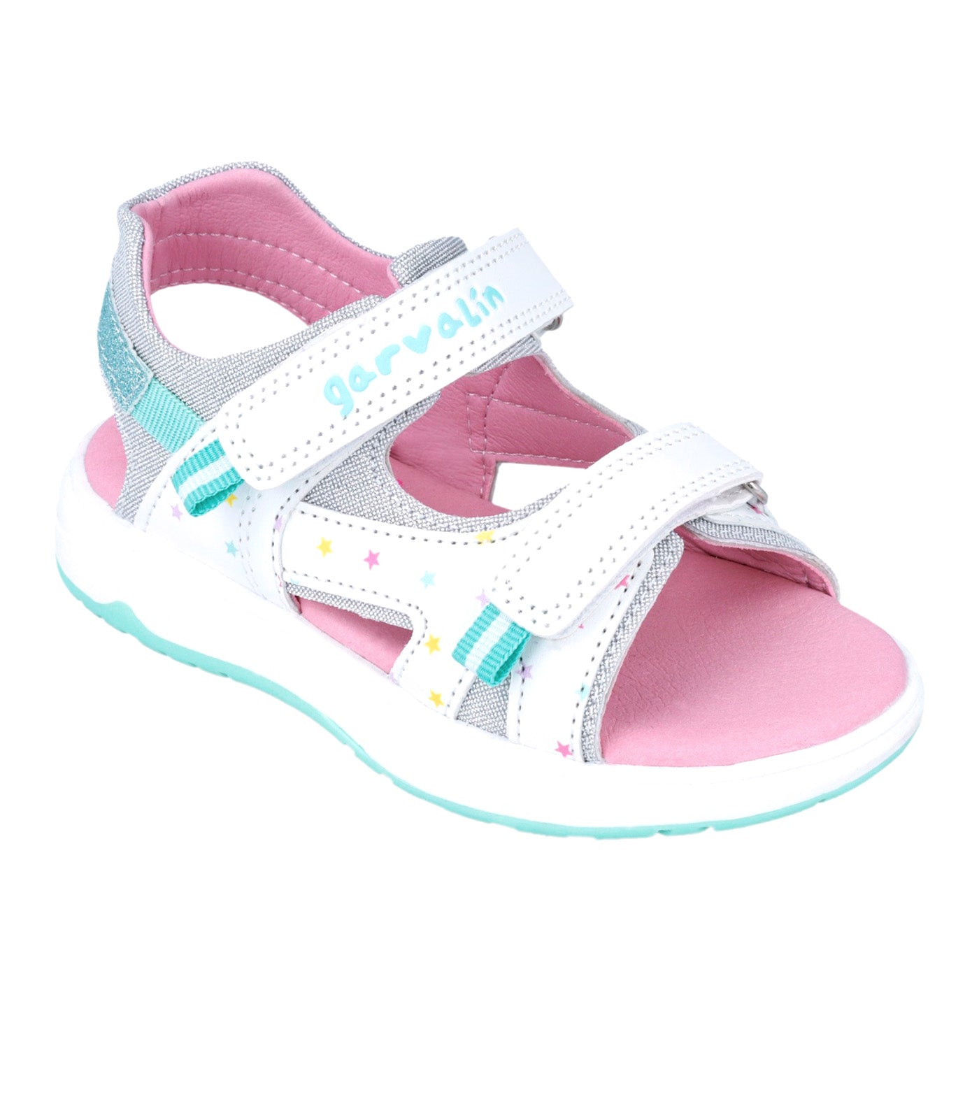 Sandalia Puntos White Multi