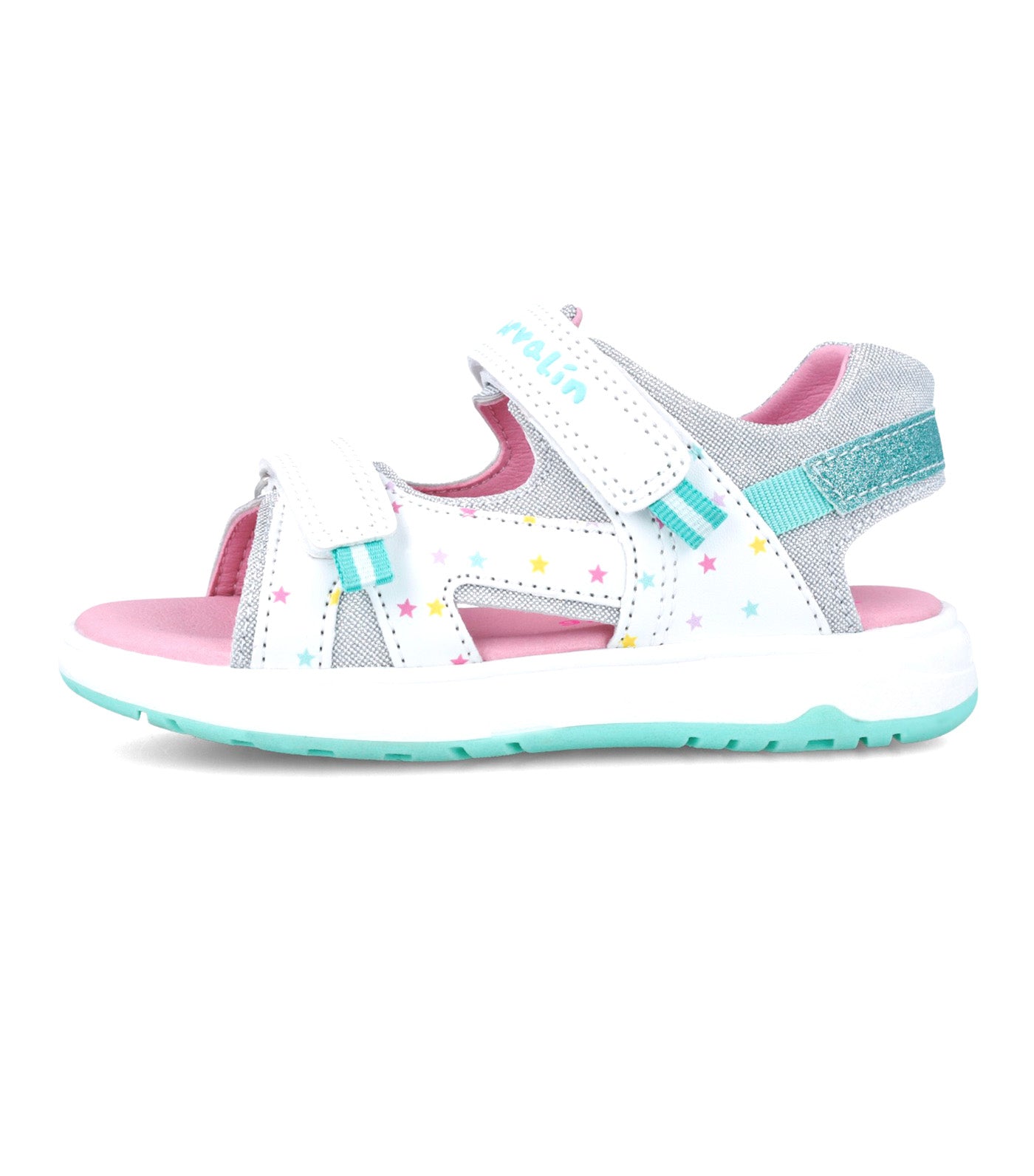 Sandalia Puntos White Multi