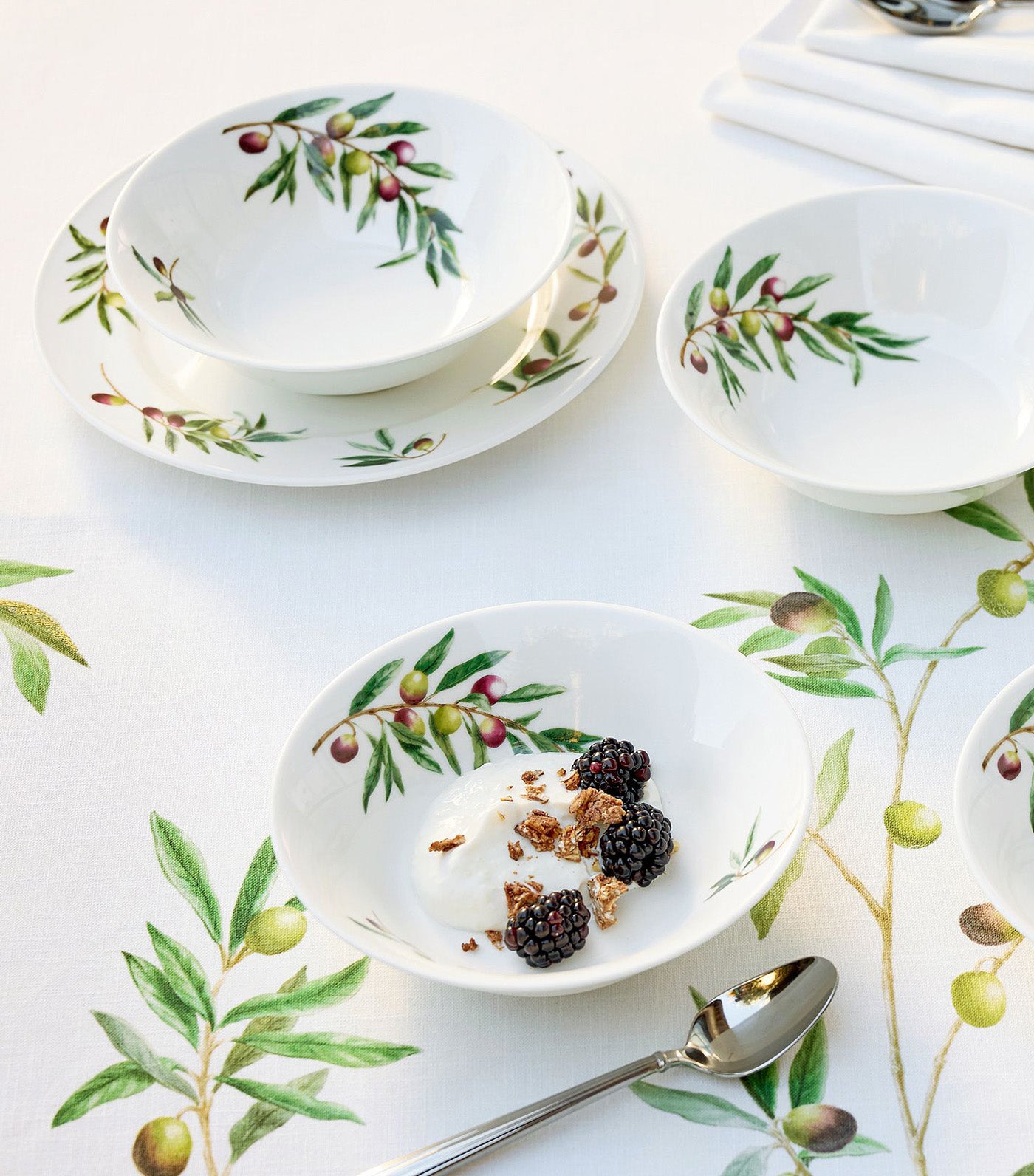 Monique Lhuillier Olive Orchard Dinnerware Collection