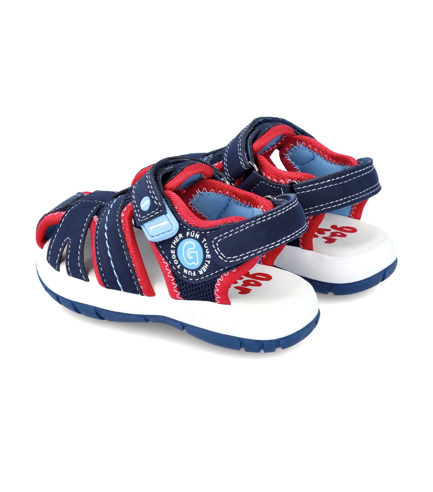 Sandalia Condor Navy/Red