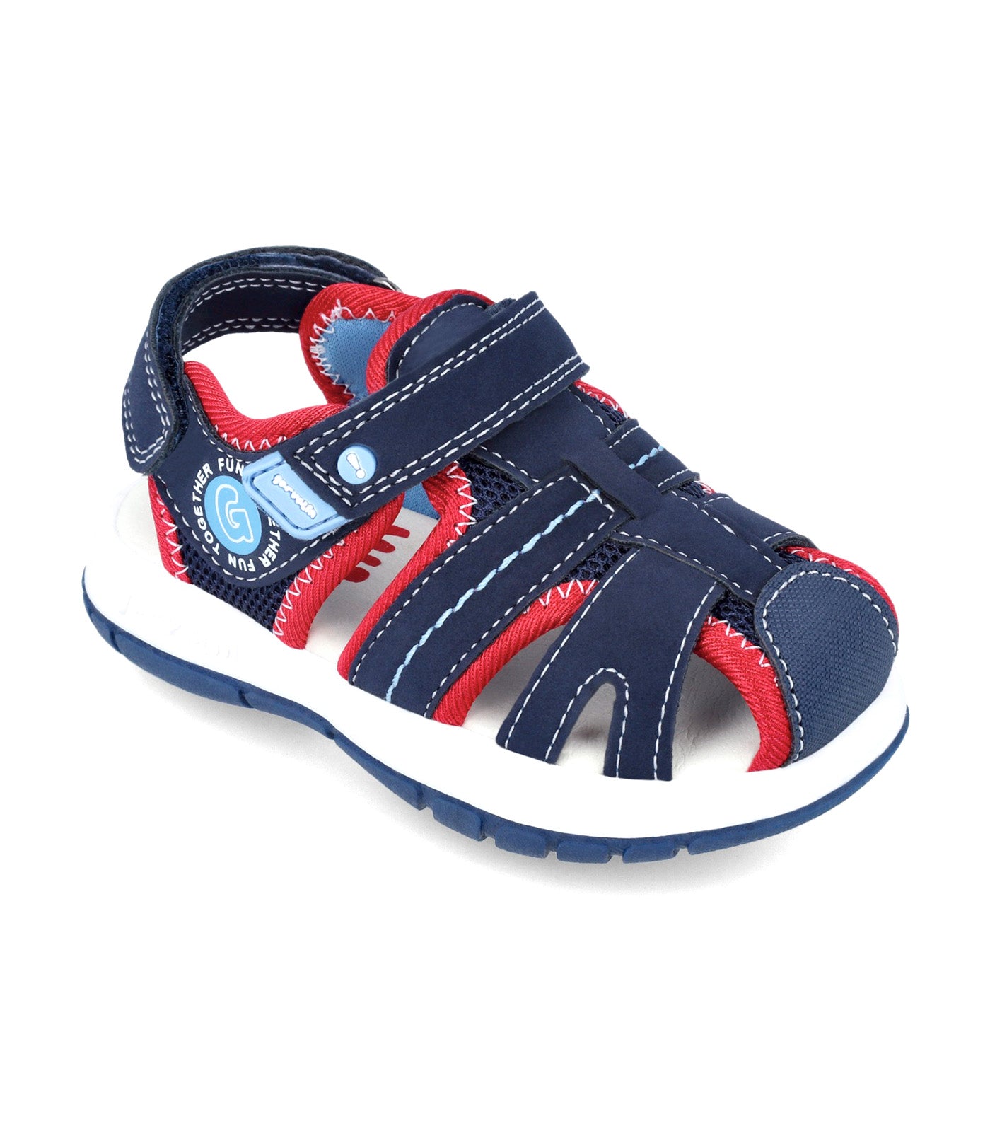 Sandalia Condor Navy/Red