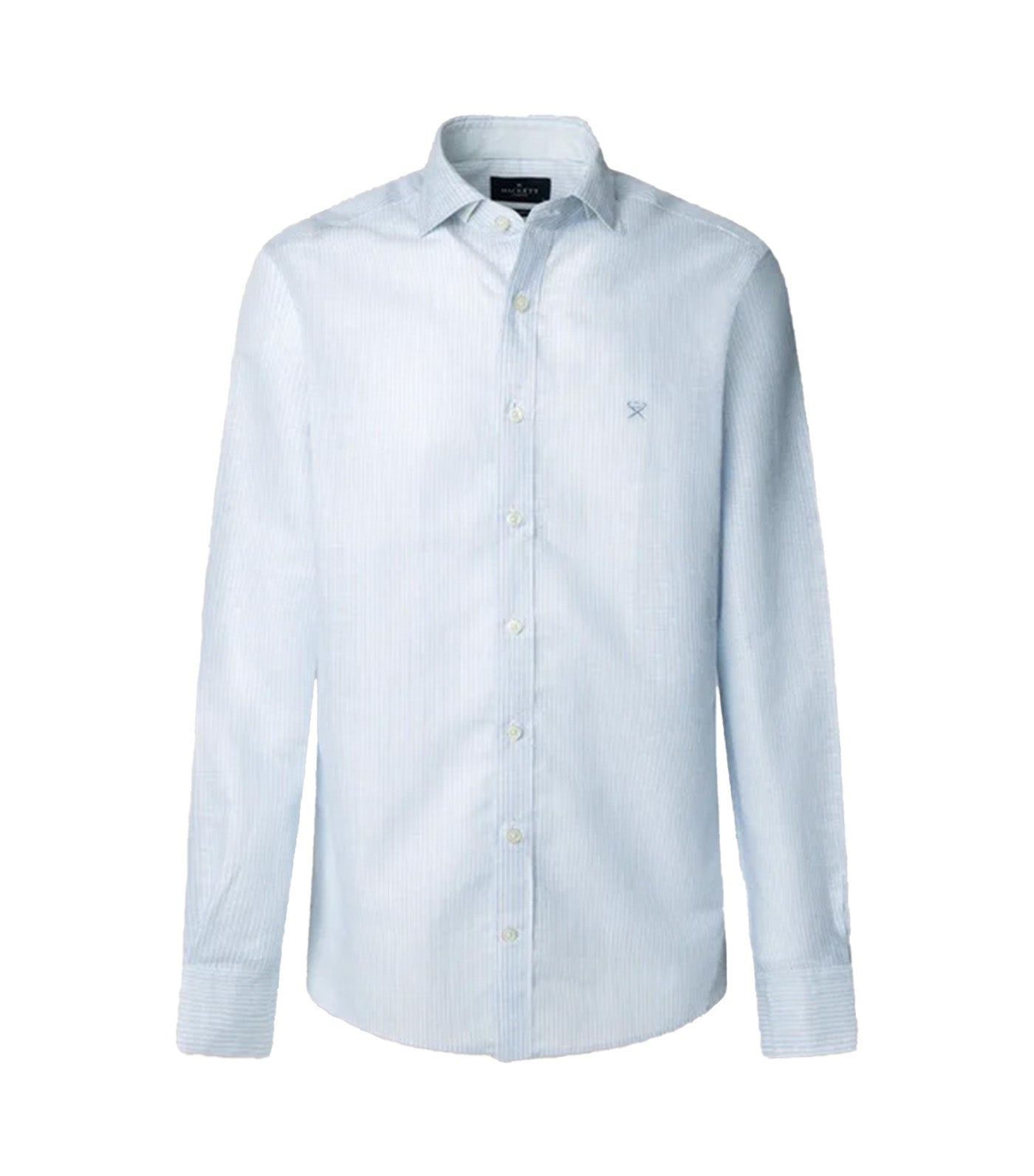 Tailored Fit Linen Bengal Stripe Shirt