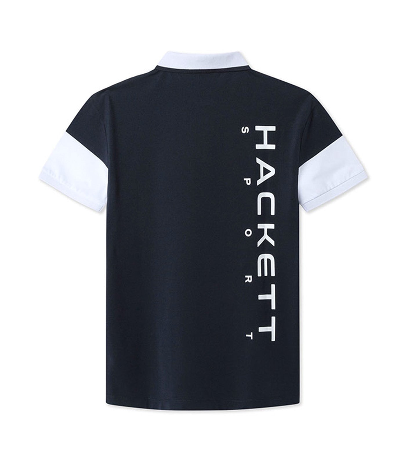 Color Block Short Sleeves Polo T-Shirt Multi