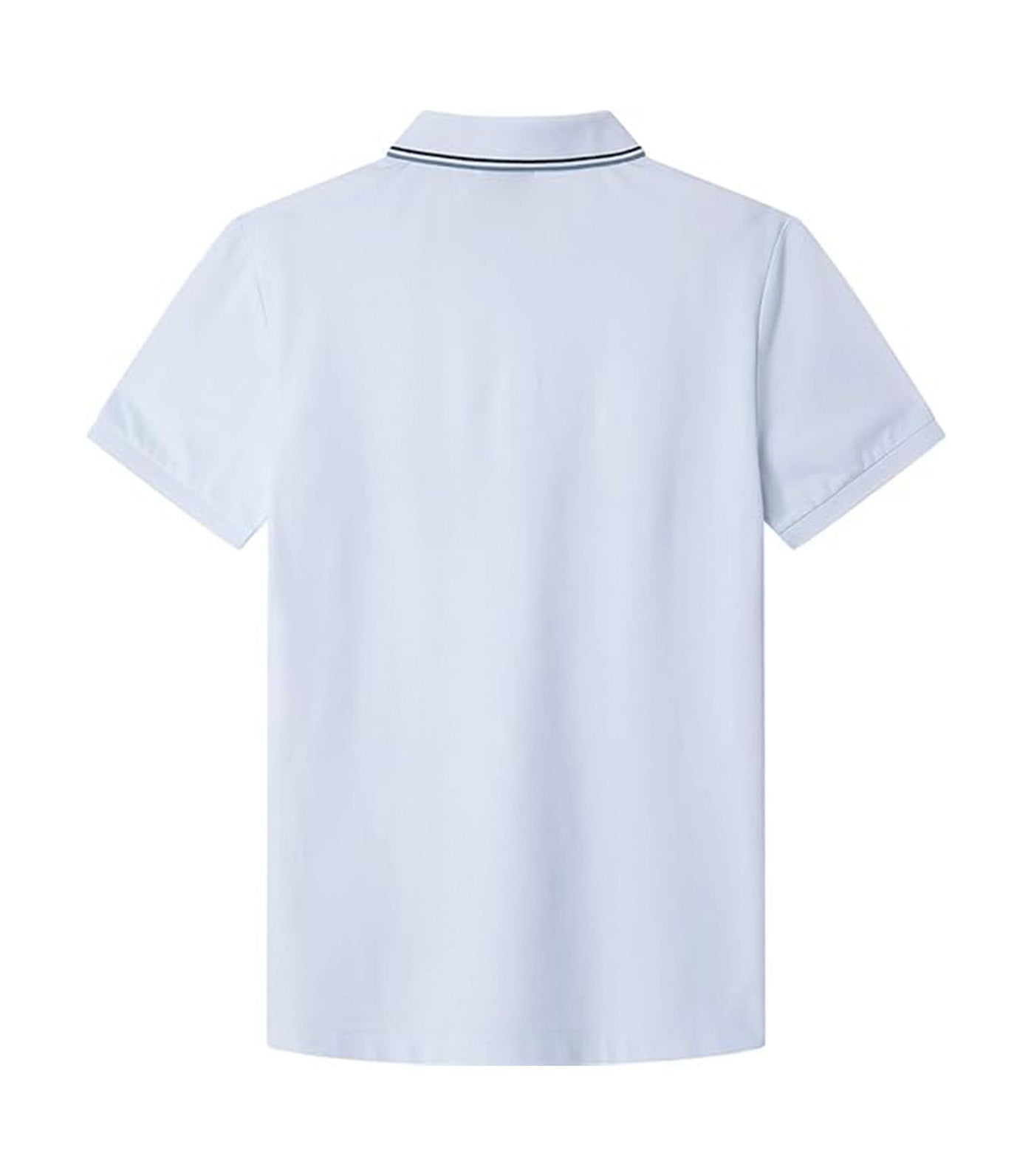 Oversized Logo-Print Polo Shirt White