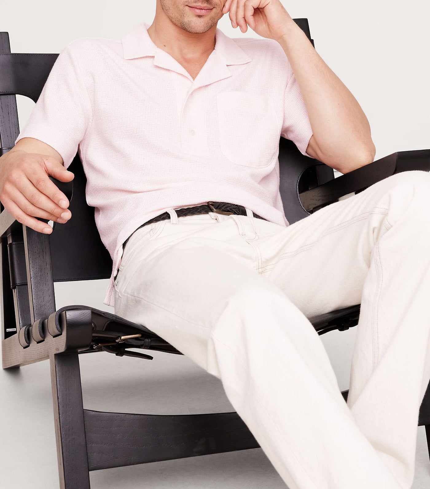 Waffle-Weave Resort Polo