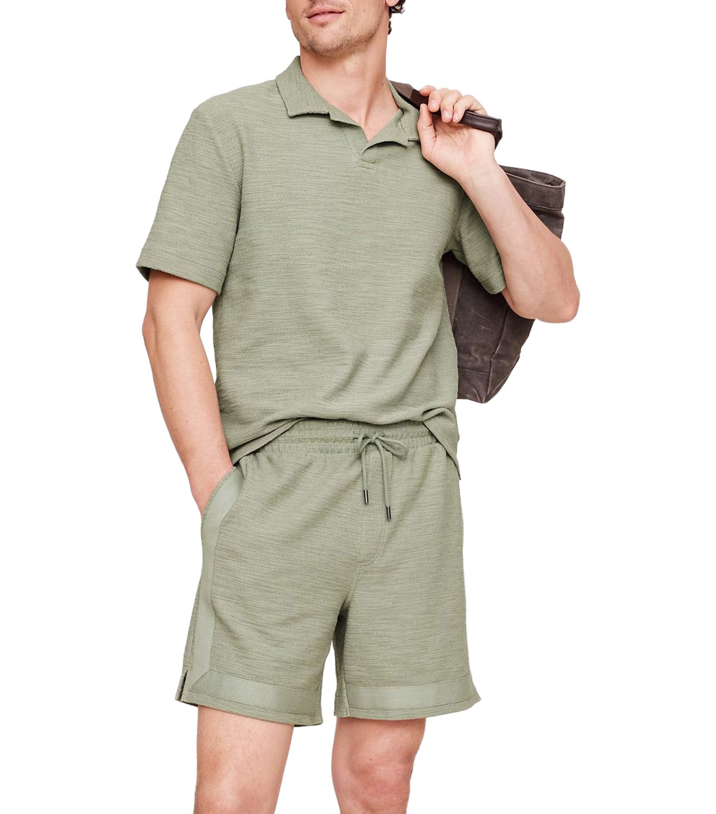 7in Slub Bouclé Pull-On Short