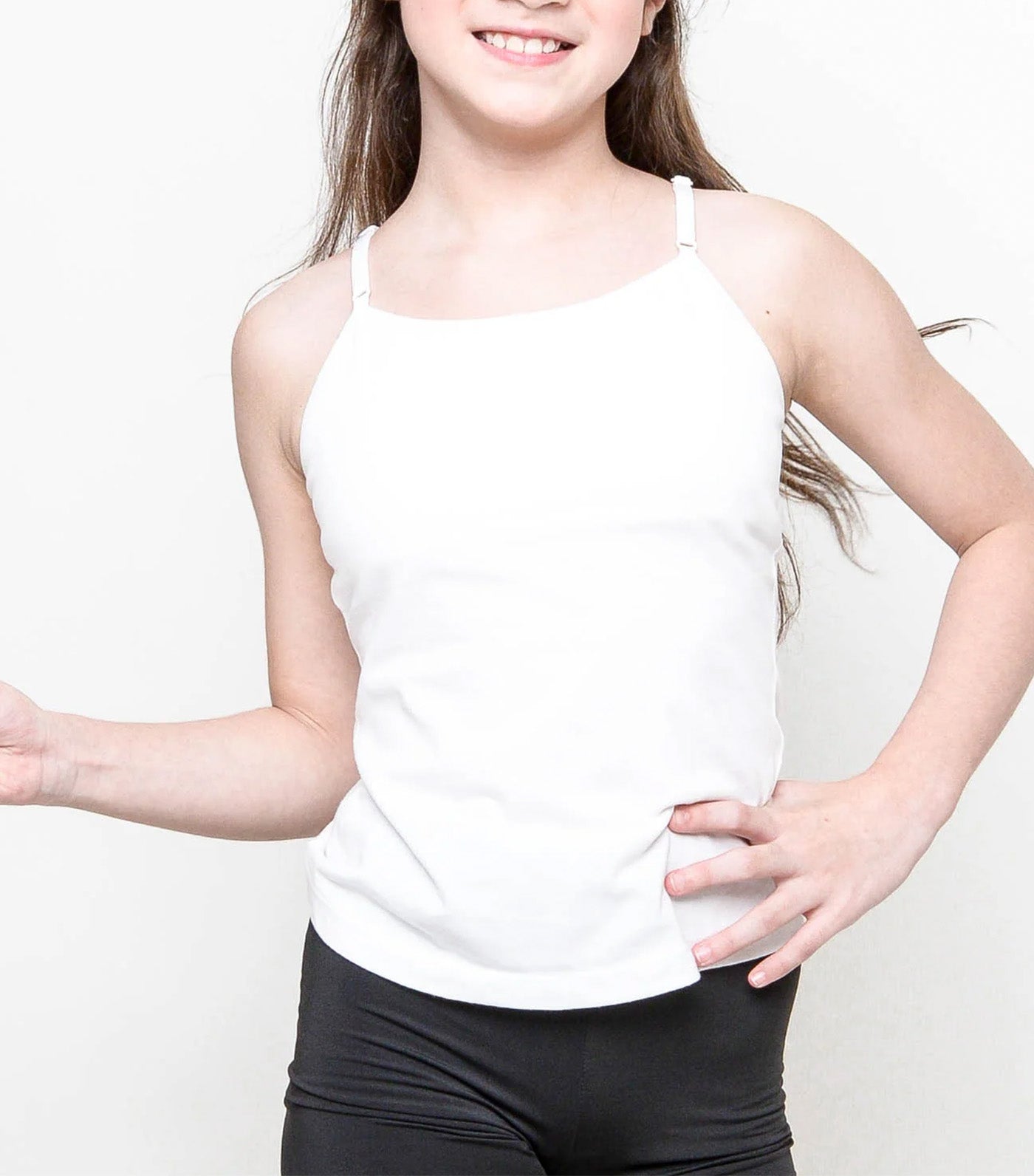 First Fit Strappy Sando - White