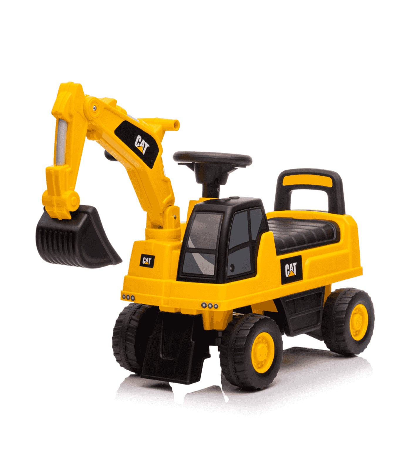 CAT Excavator Foot-to-Floor Ride-on Yellow