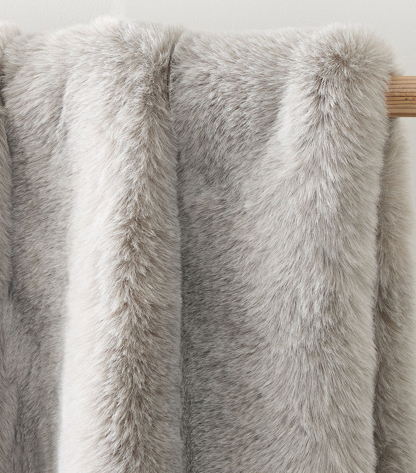 Faux Fur Chinchilla Throw