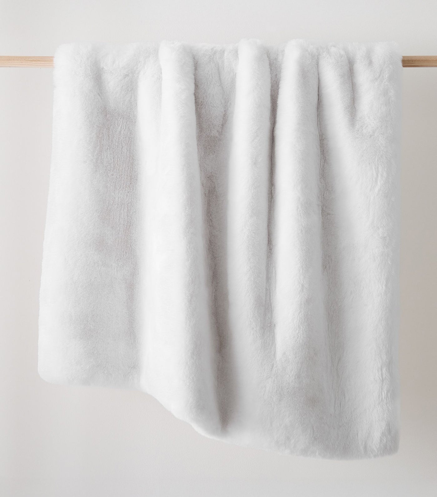 Faux Fur Chinchilla Throw