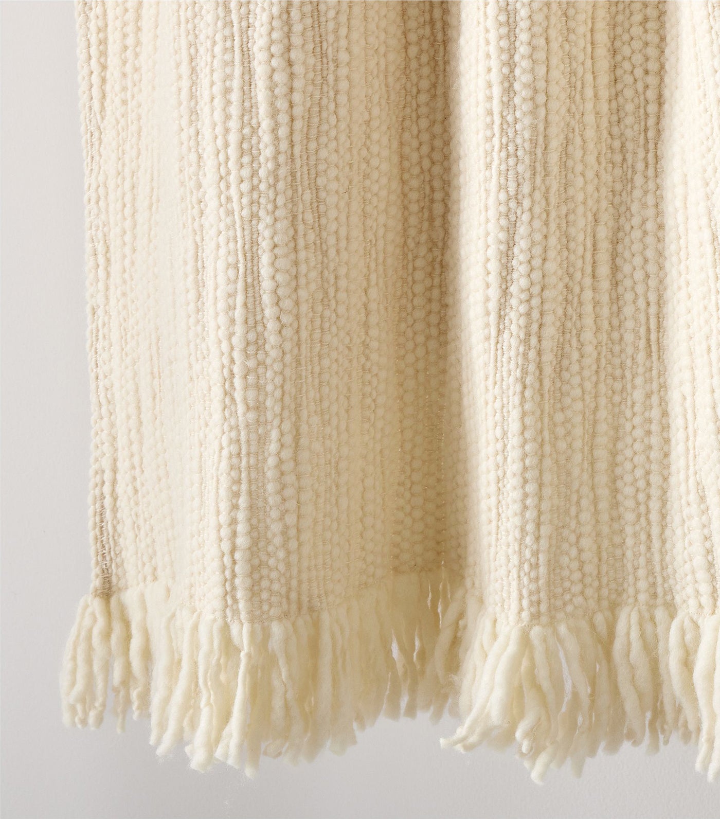 Chunky Wool Throw Alabster