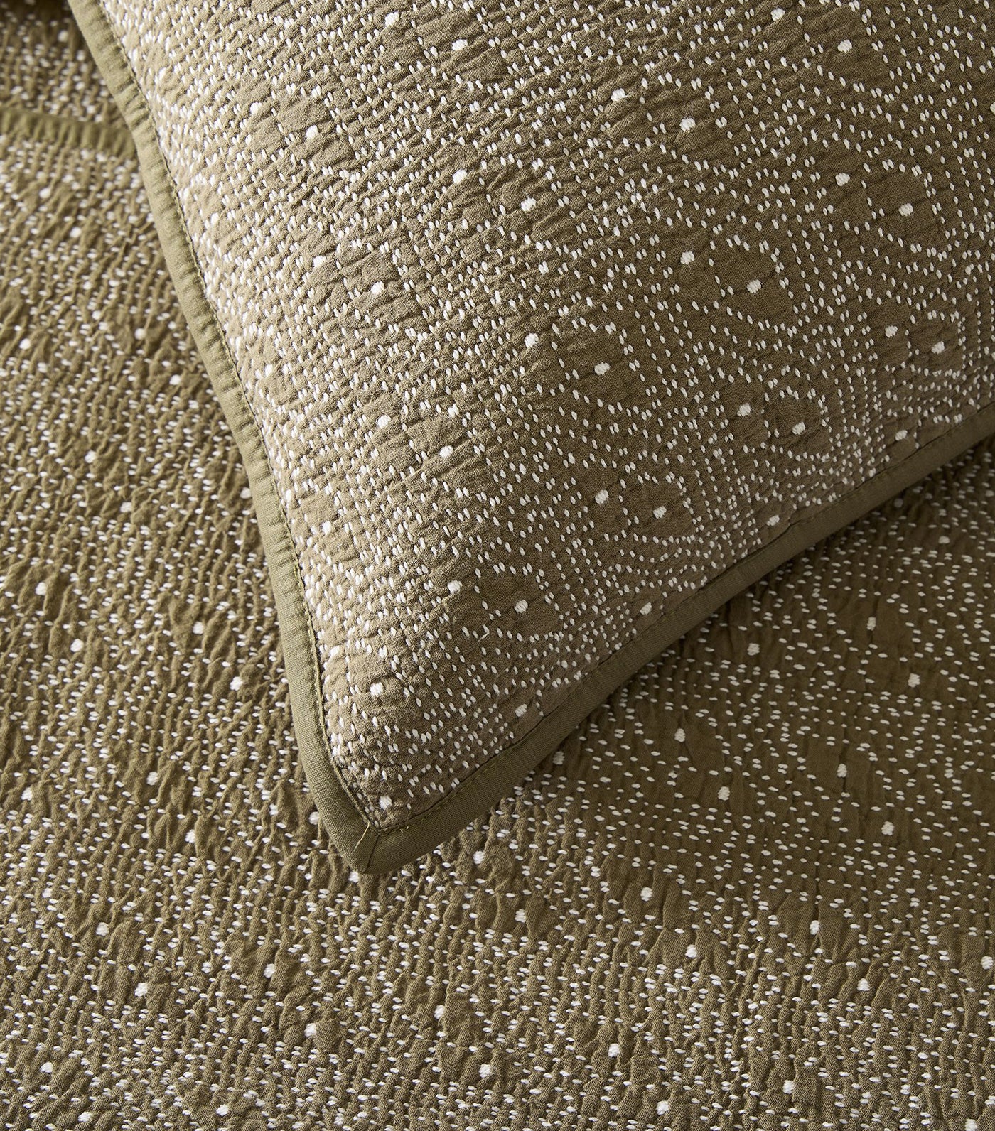 Reflections Matelasse Origin Coverlet & Shams - Standard Sham