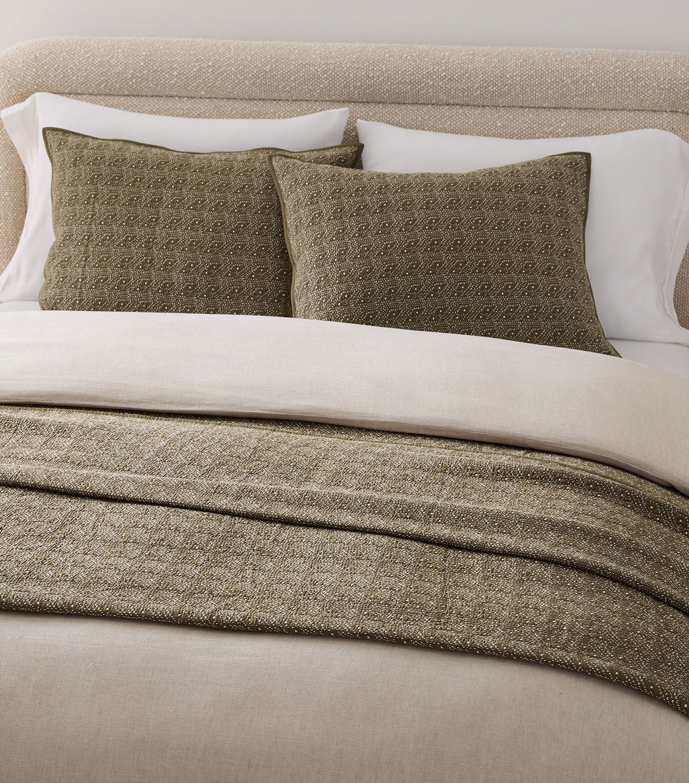 Reflections Matelasse Origin Coverlet & Shams - Standard Sham