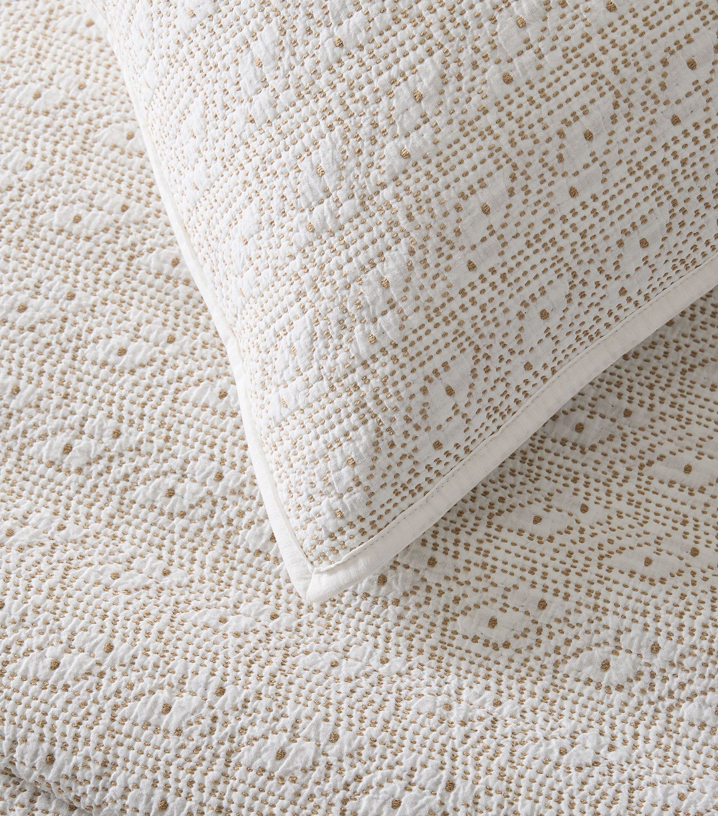 Reflections Matelasse Origin Coverlet & Shams - Standard Sham