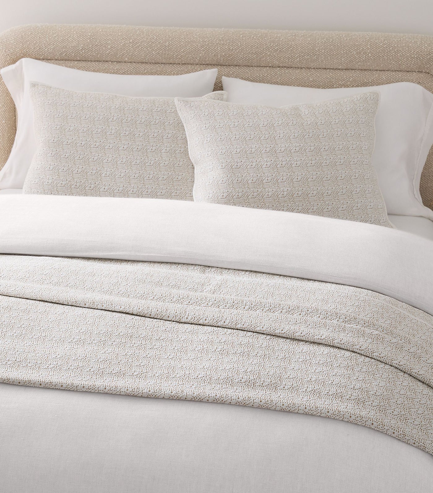 Reflections Matelasse Origin Coverlet & Shams - Standard Sham