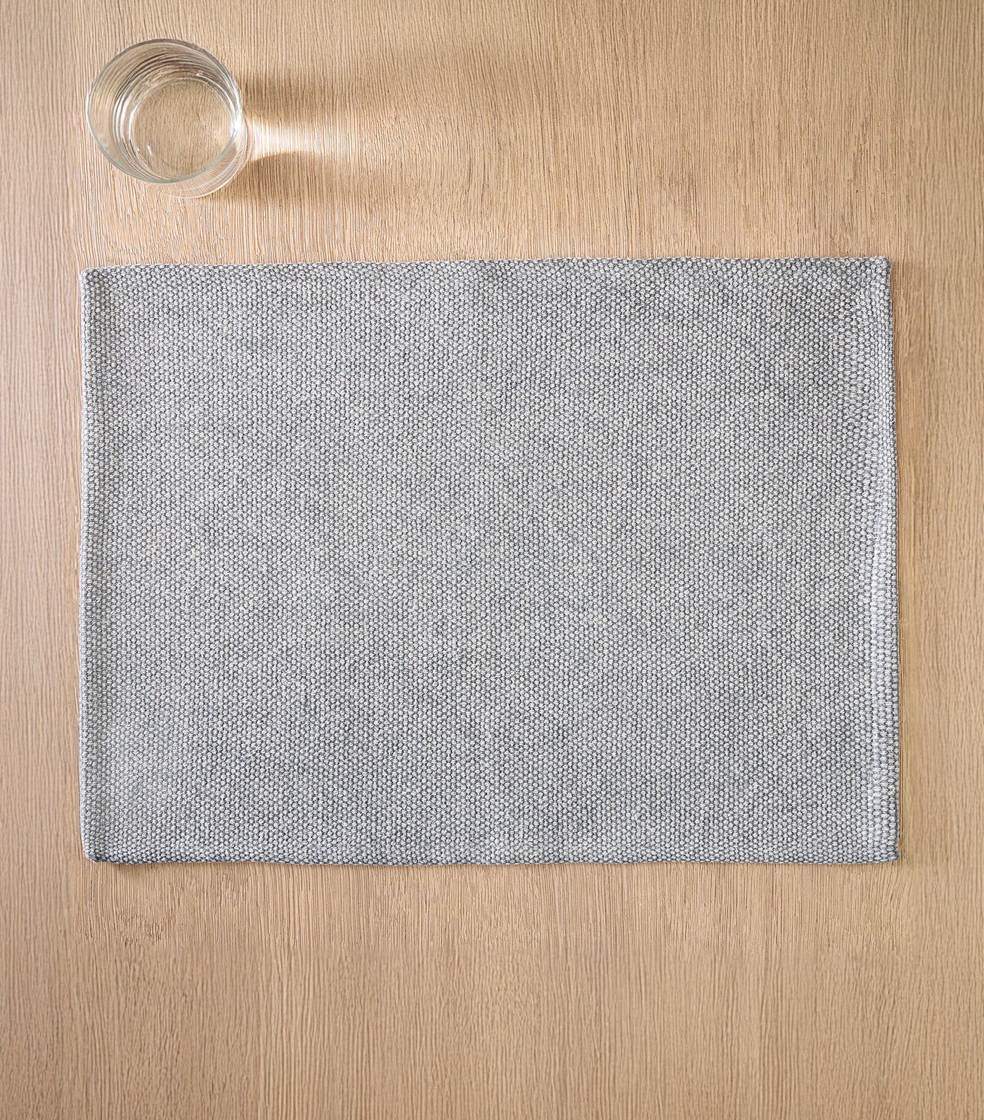 Textured Canvas Cotton Placemat Set of 4